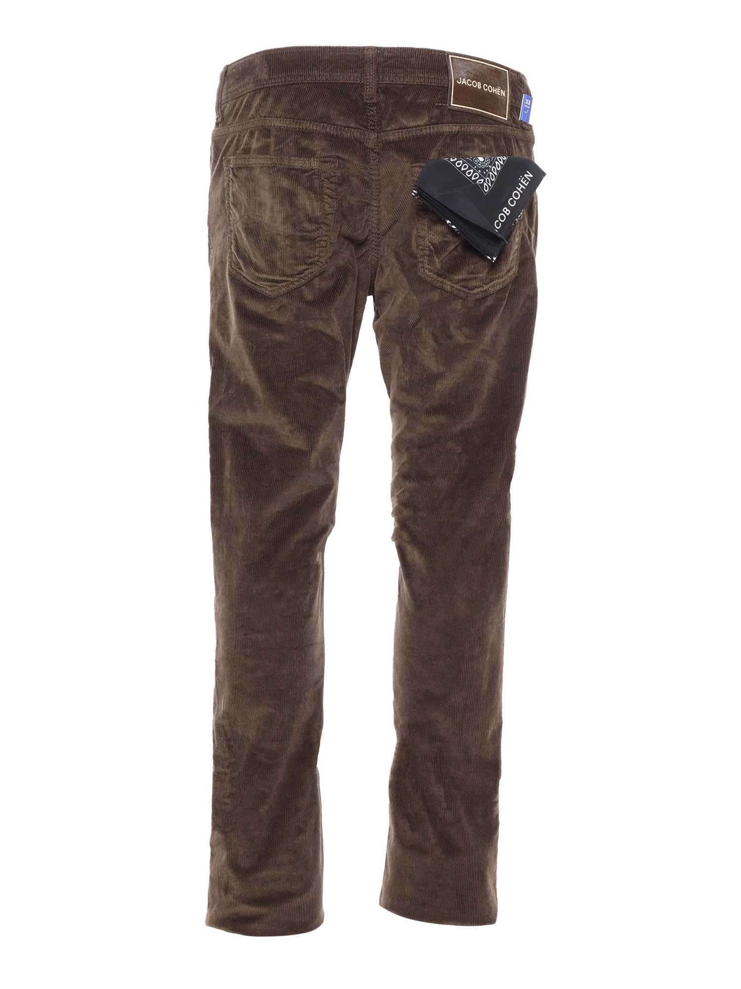 Shop Jacob Cohen 5 Pockets Pants In Brown