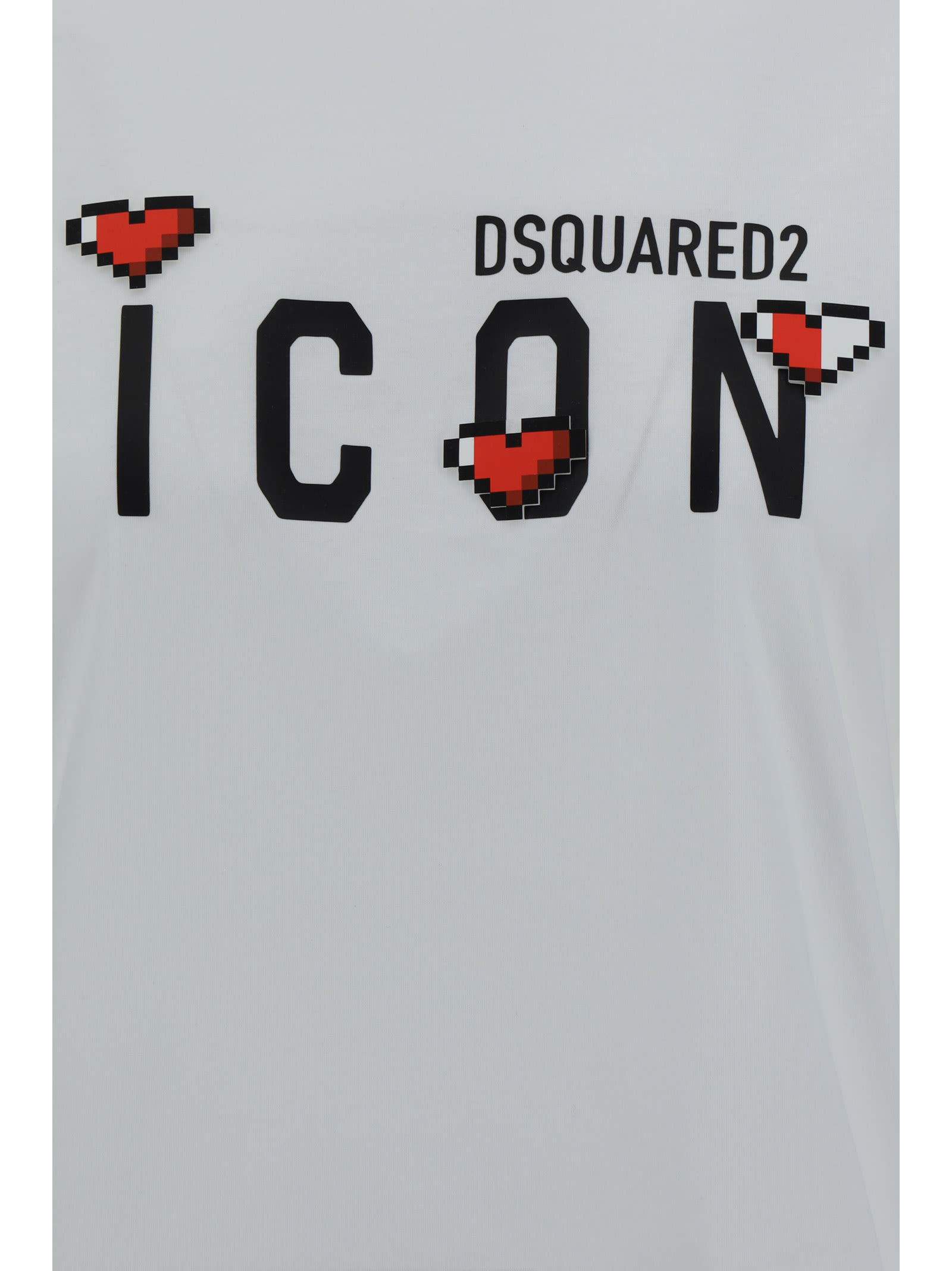Dsquared2 Dsquared Icon Game Lover T Shirt In 100
