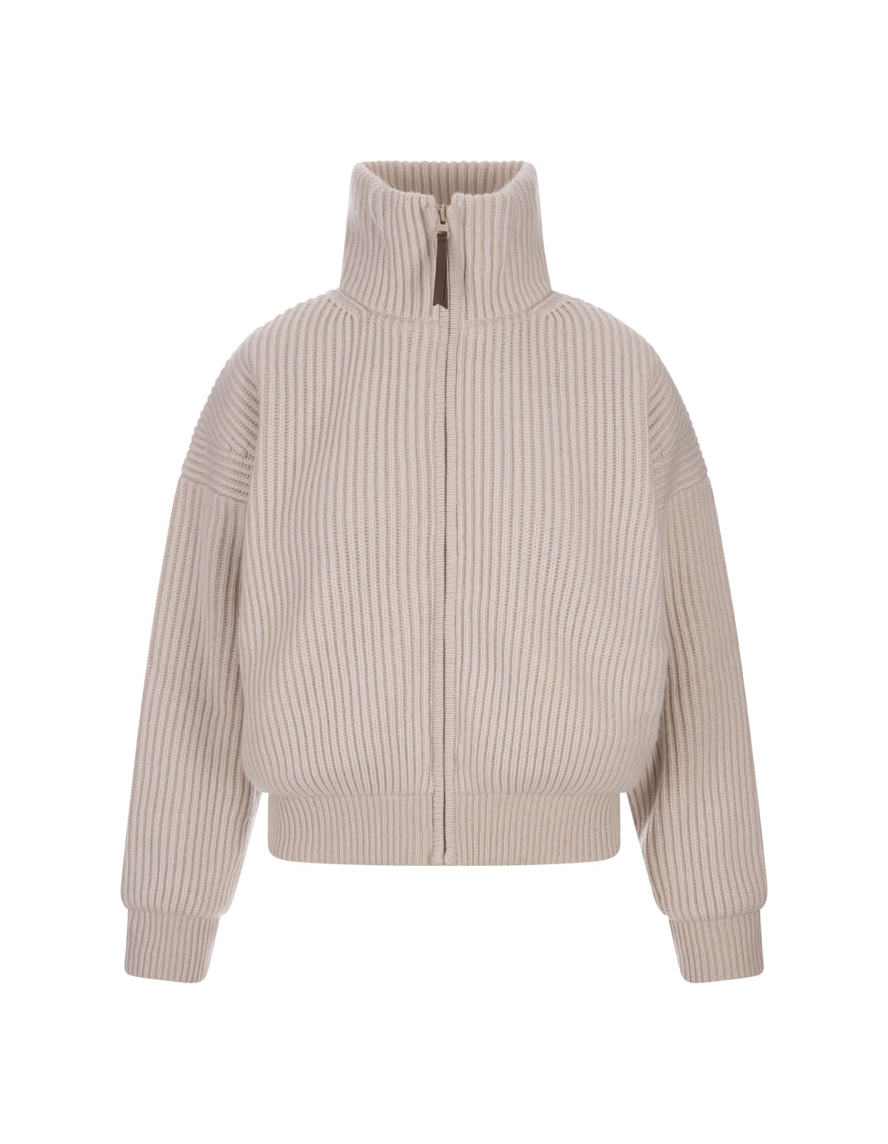 Shop Fedeli Rikki Padded Bomber Jacket In Ice Cashmere In White