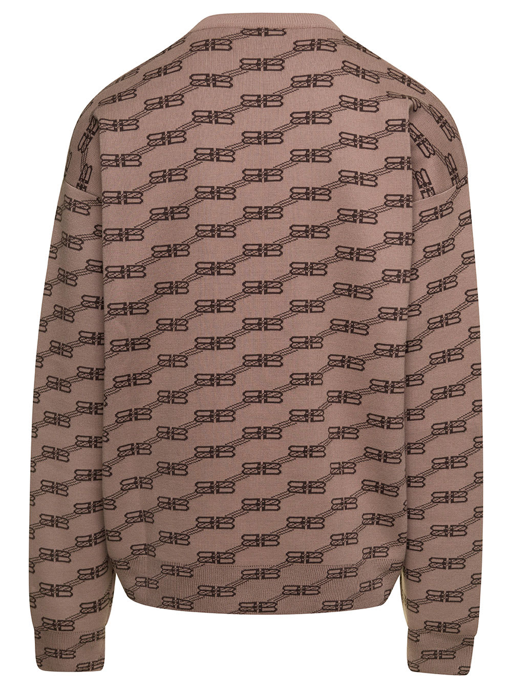 Balenciaga - Men - logo-jacquard Knitted Sweater Gray - L