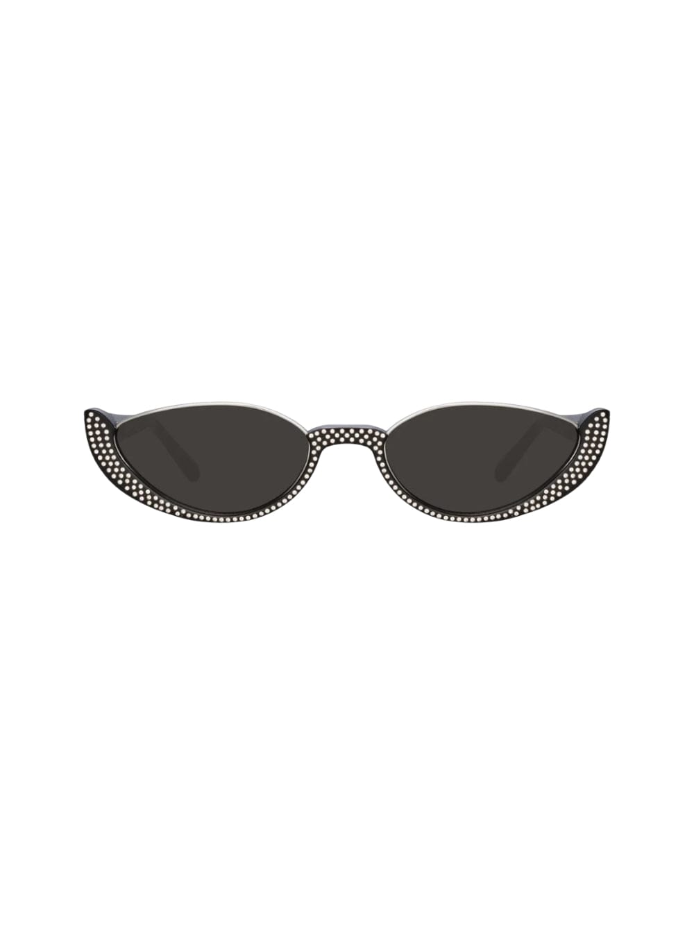 linda farrow robyn - swarovski - black sunglasses