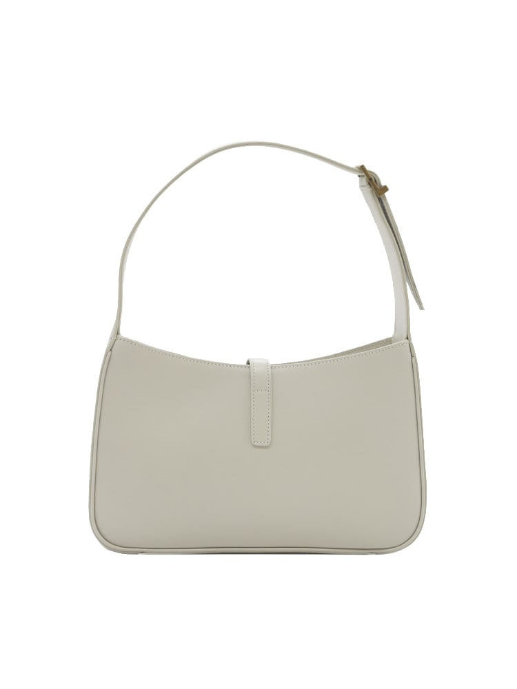 Shop Saint Laurent Le 5 À 7 Hobo Bag In Smooth Leather In Crema Soft