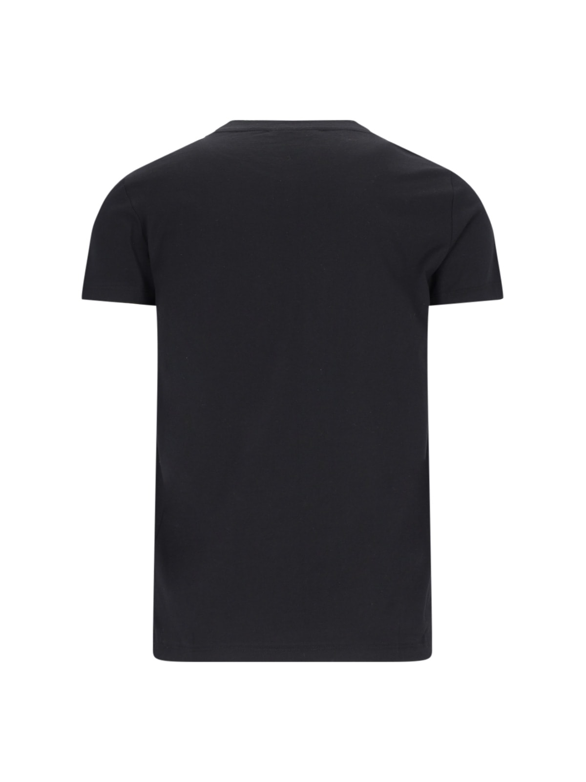 Shop Balmain Vintage Logo T-shirt In Black