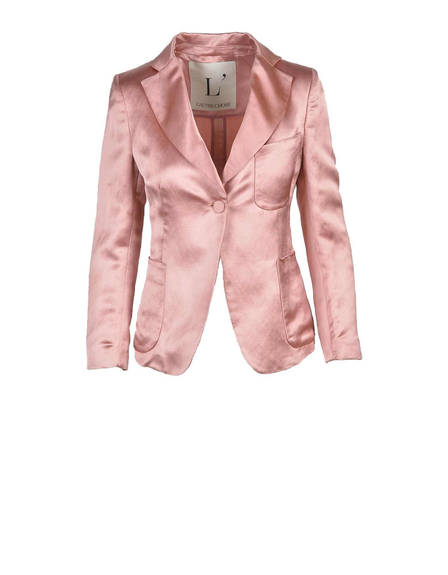L'Autre Chose Womens Pink Blazer