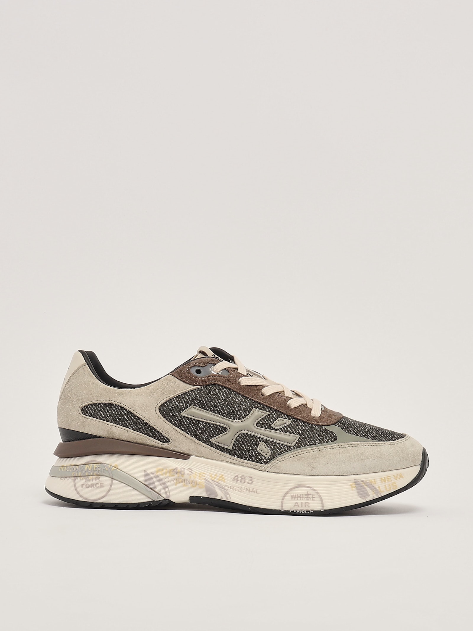 Shop Premiata Sneakers Sneaker In Marrone