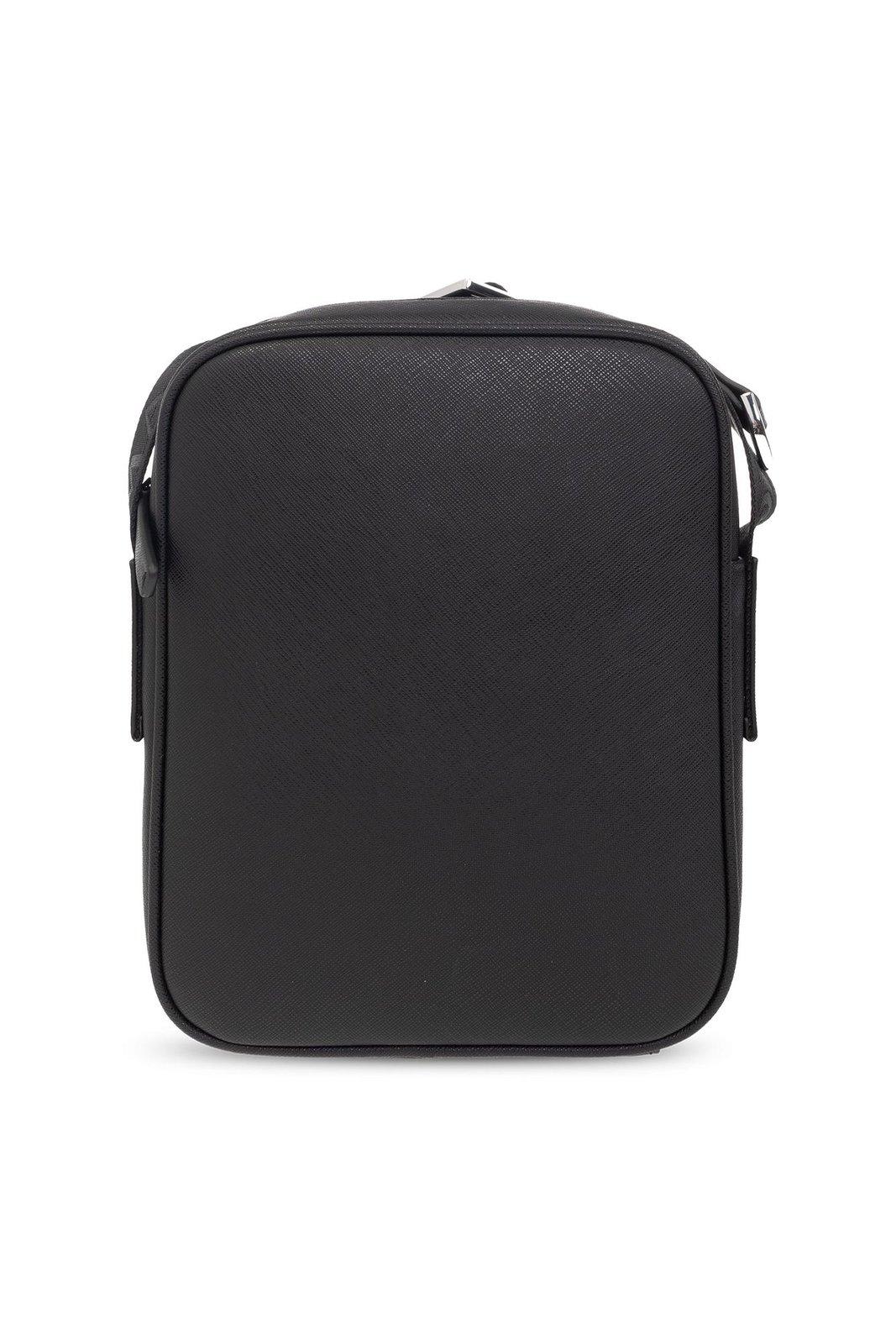 Shop Emporio Armani Sustainability Collection Bag In Black