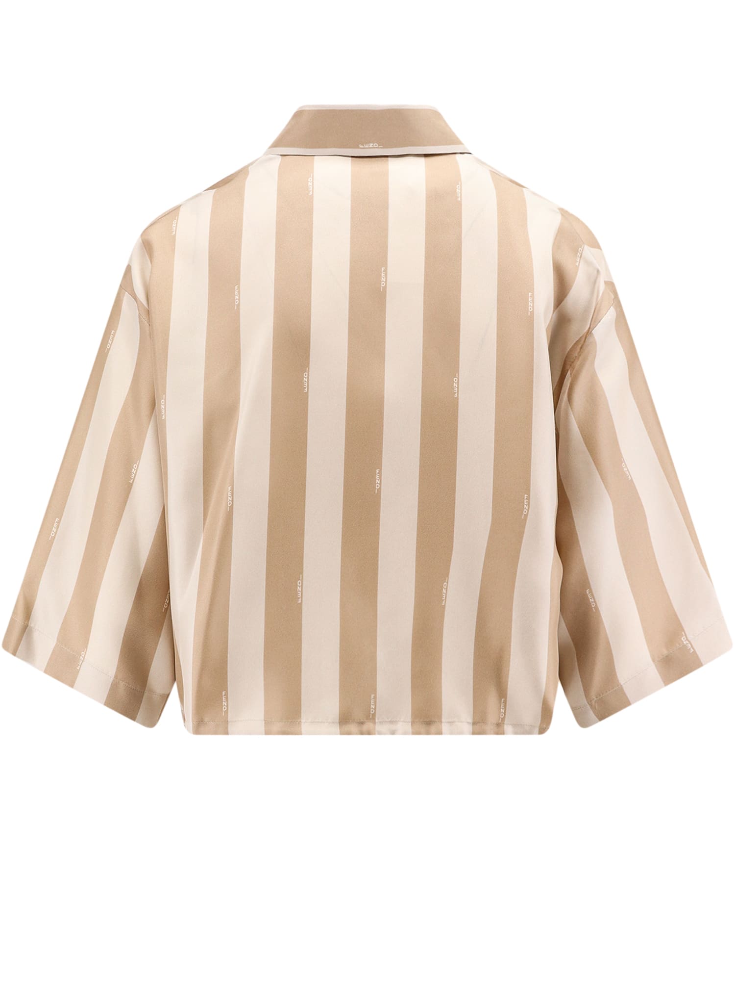 Shop Fendi Shirt In Beige