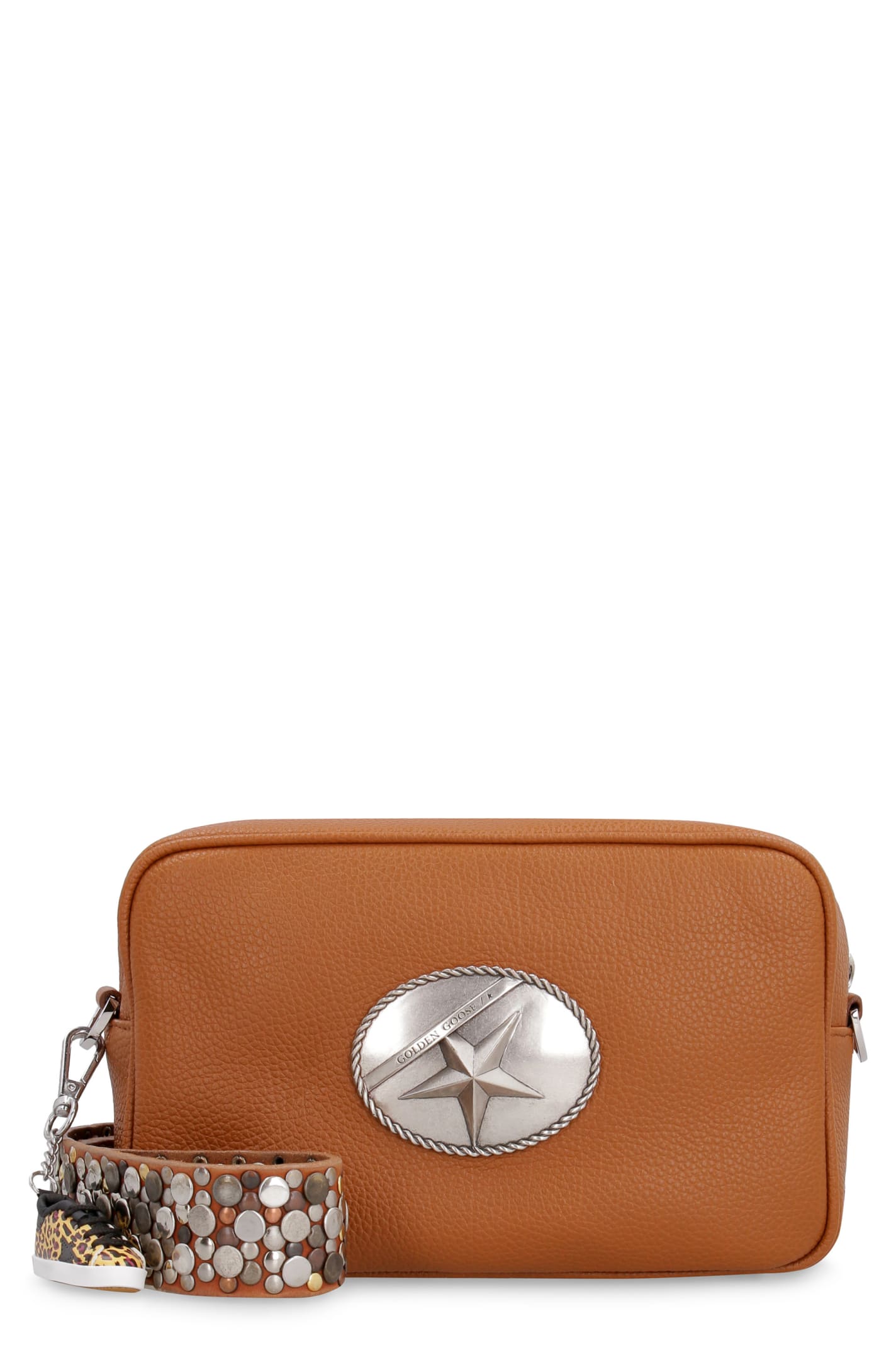 Golden Goose Leather Crossbody Star Bag