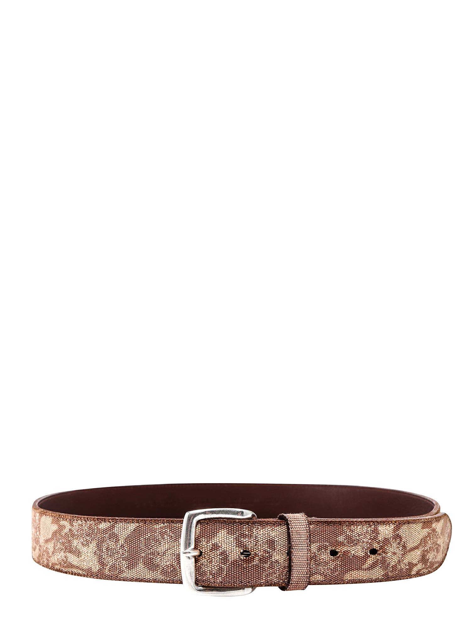 Orciani Brown Leather Belt In Brown