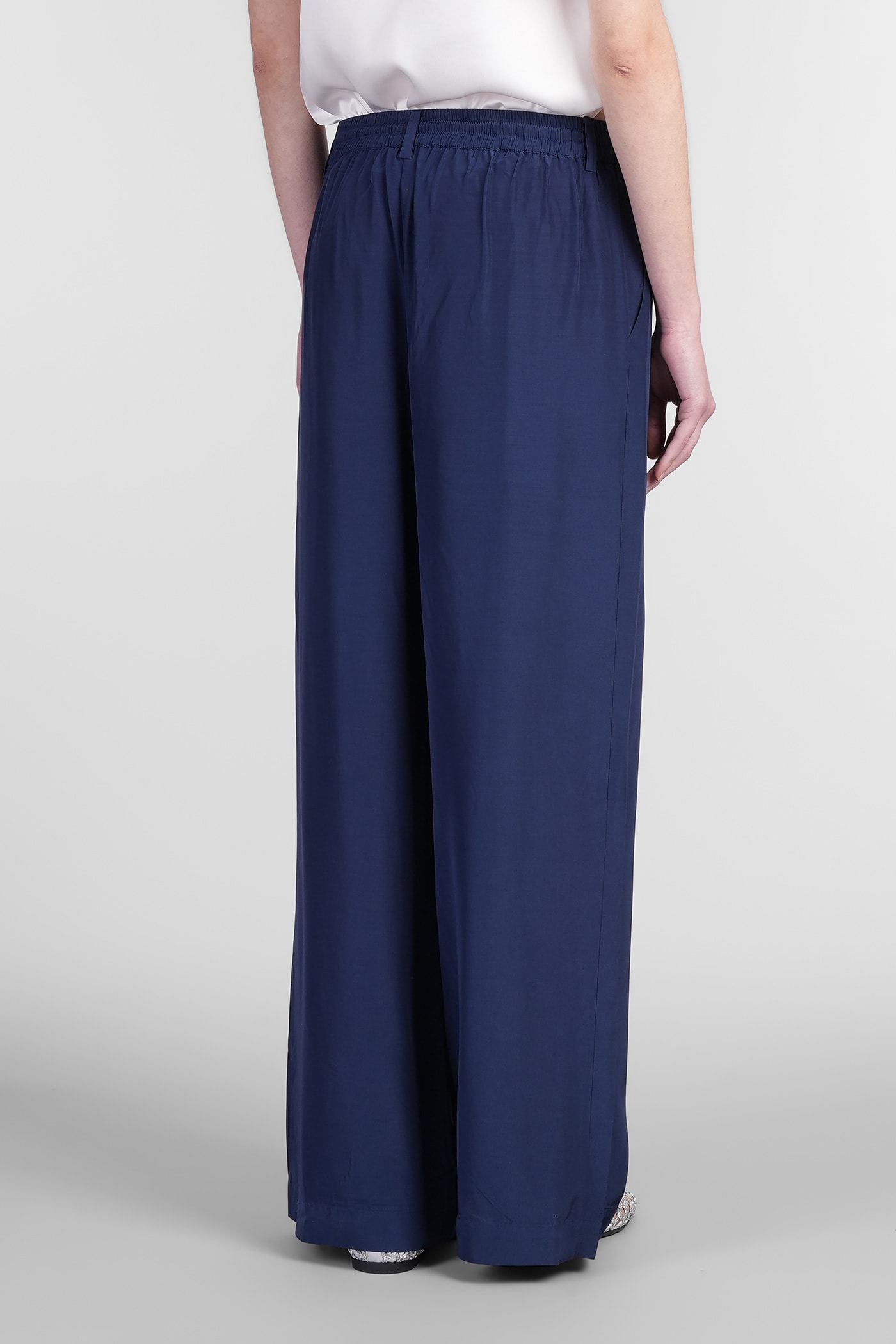 Simkhai Sydnie Pants In Blue Acetate In Blue