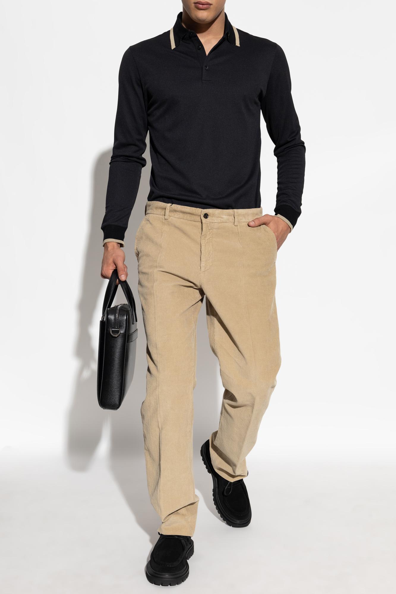 Dolce & Gabbana Trousers With Back Pockets And Belt Loops In Nude