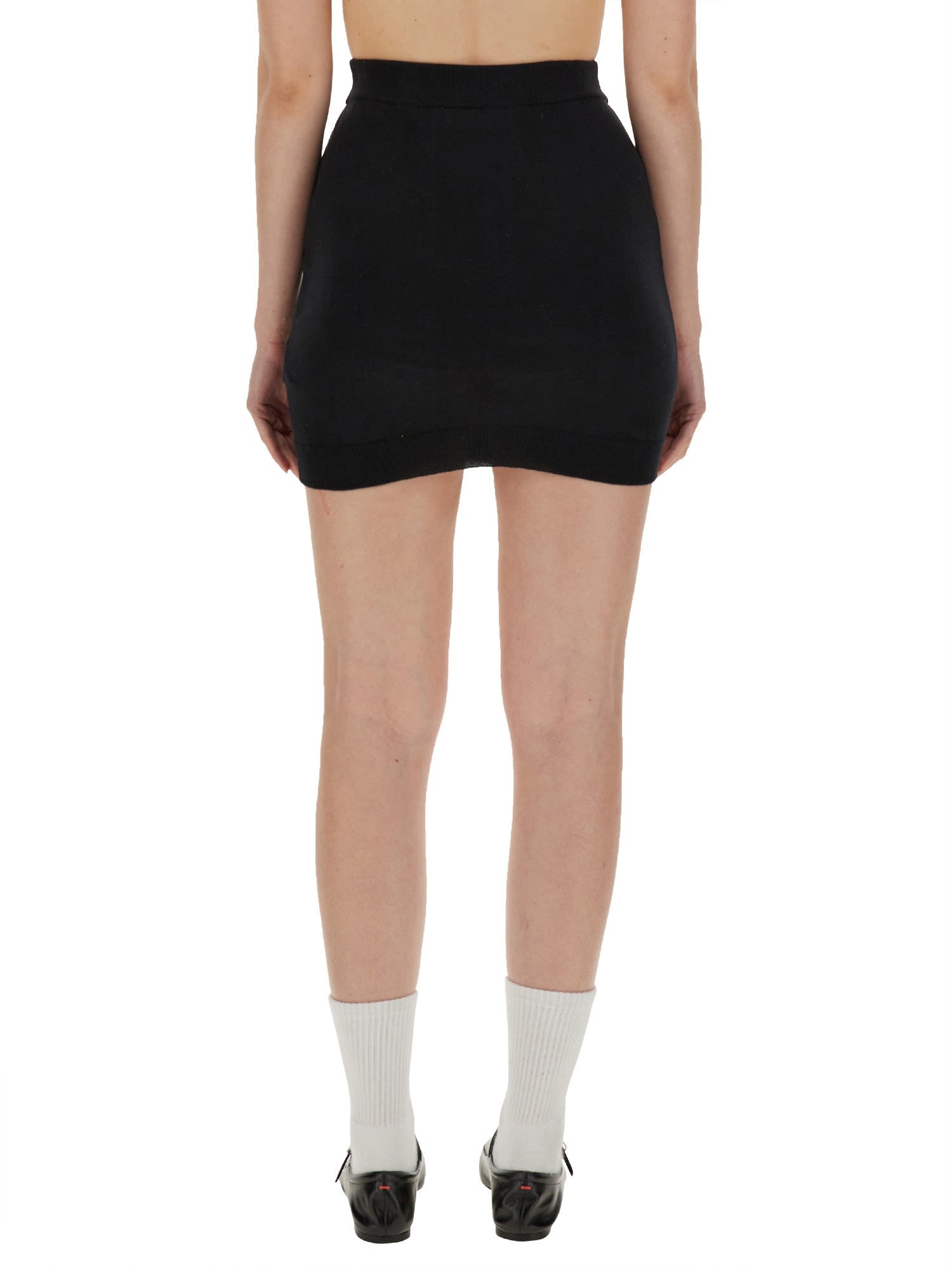 Shop Vivienne Westwood Mini Skirt Bea In Black