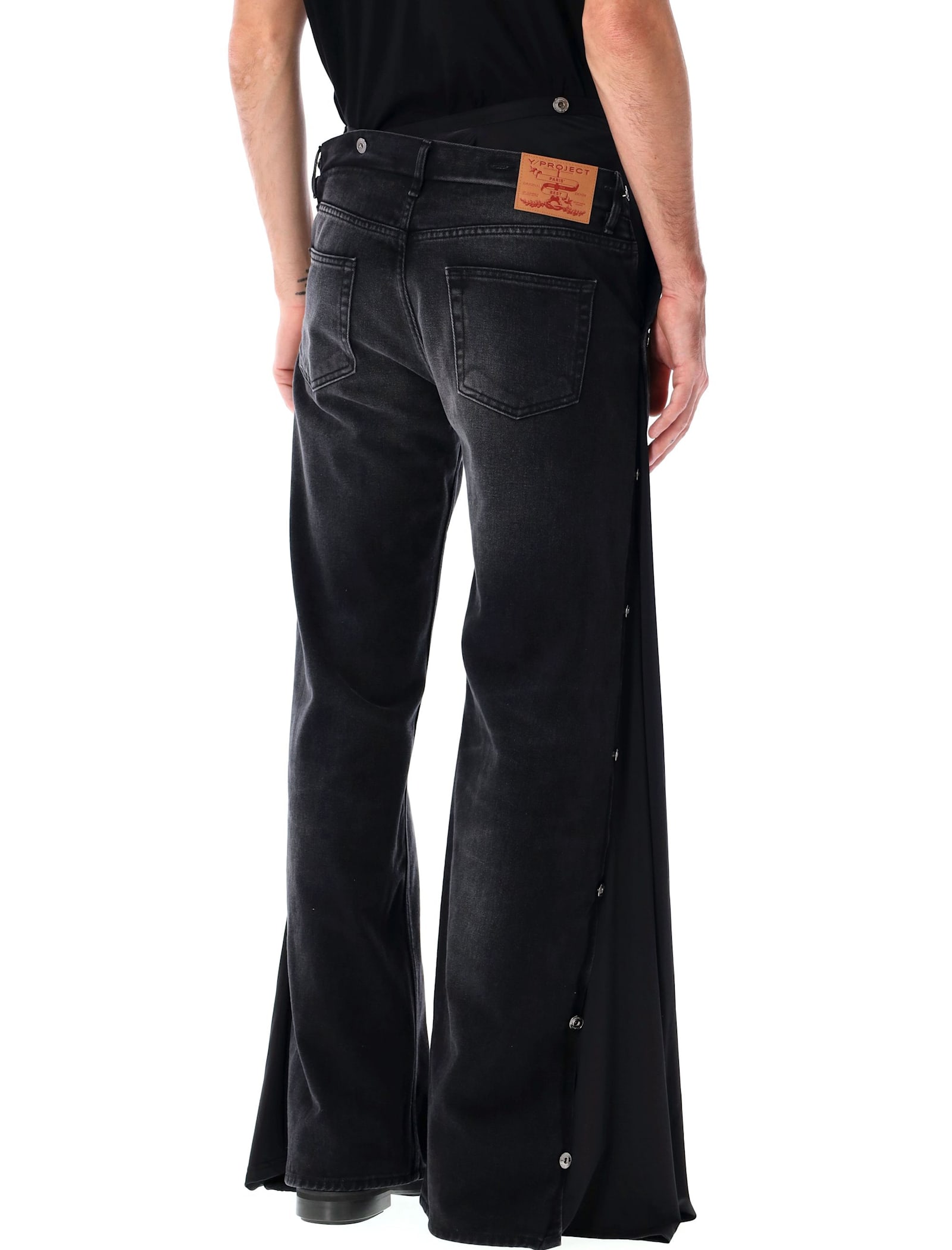 Y/PROJECT COLLASPED WAIST JEANS 