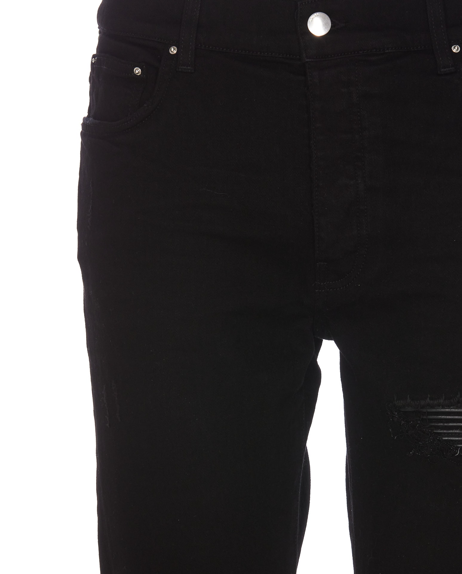 Shop Amiri Mx1 Denim Jeans In Black