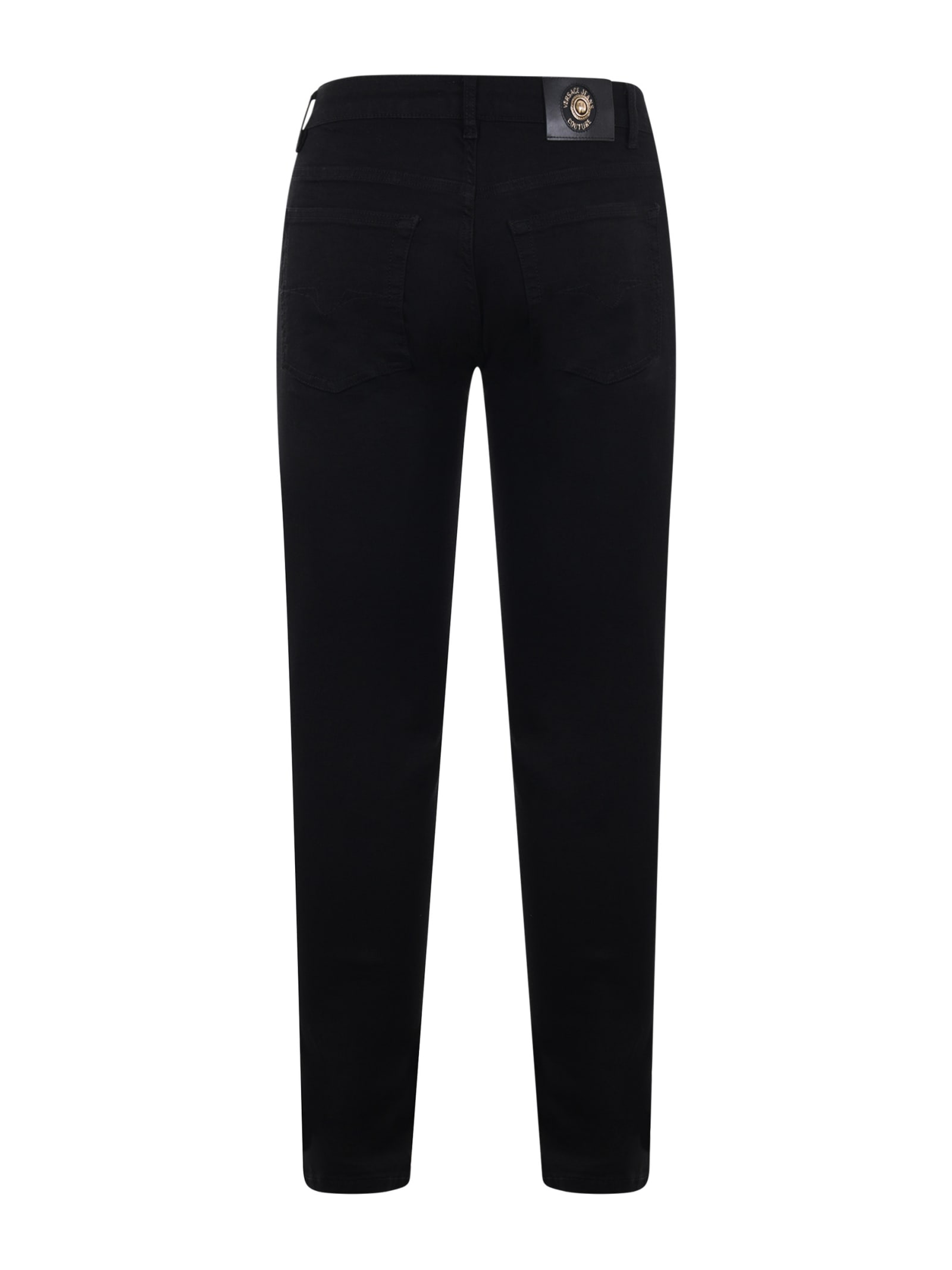 Shop Versace Jeans Couture Jeans In Denim Nero