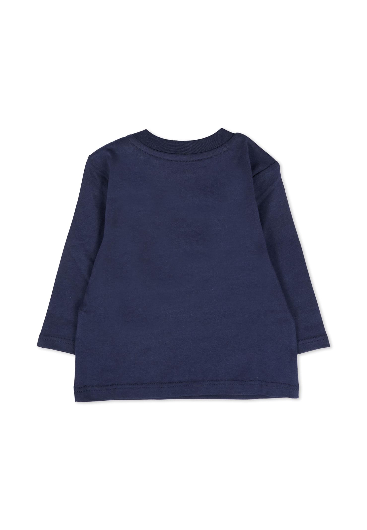 Timberland Blue T-shirt For Baby Boy With Logo In Blue