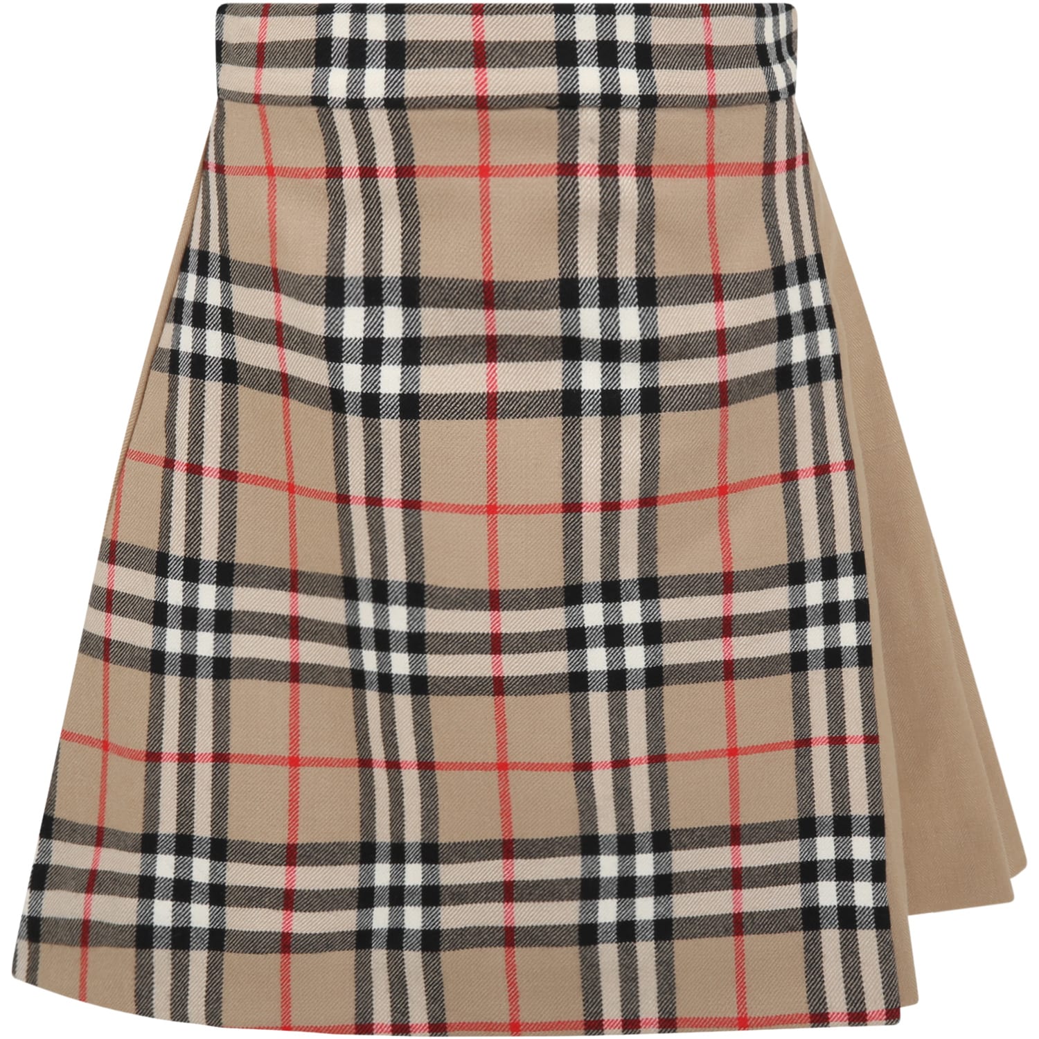Burberry Beige Skirt For Girl