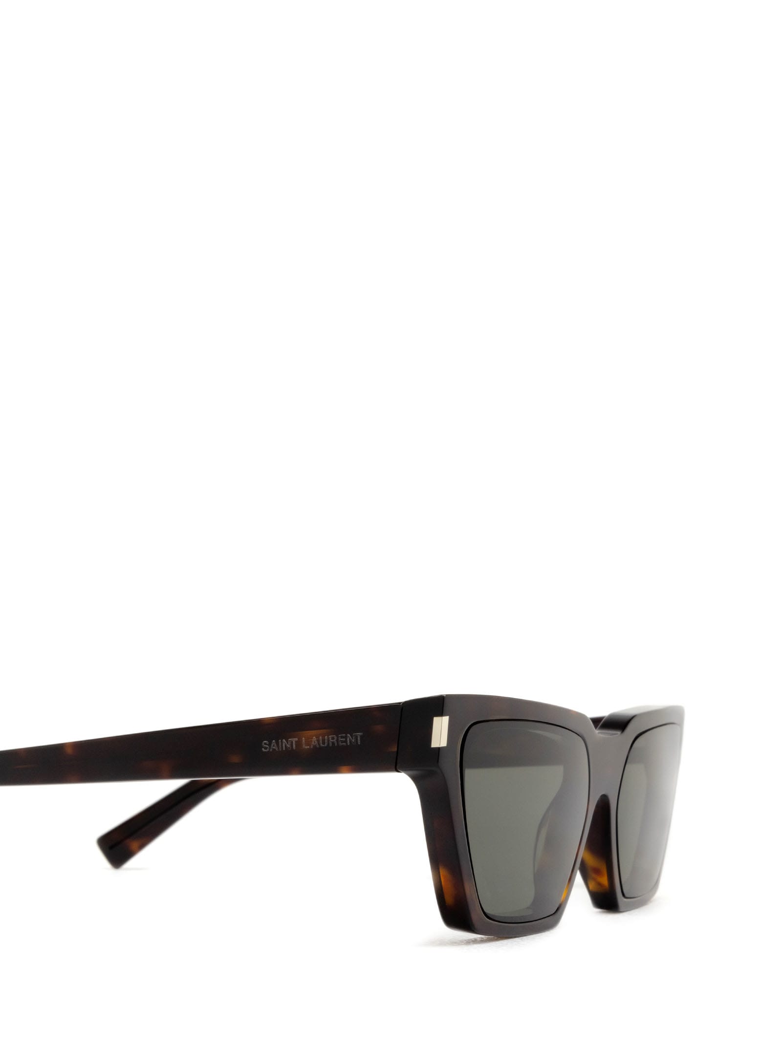 Shop Saint Laurent Sl 633 Havana Sunglasses