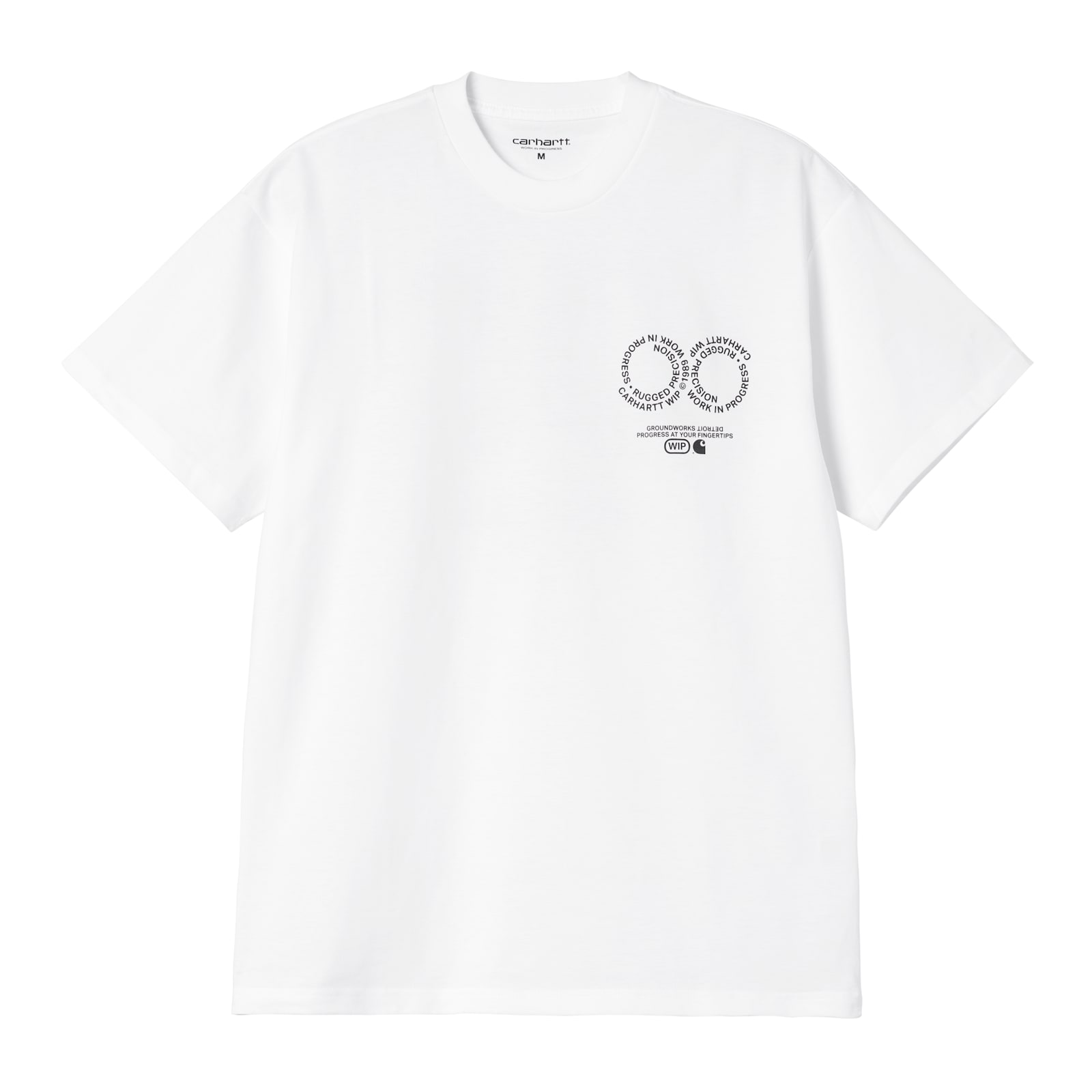 White Cotton S/s Rotation T-shirt