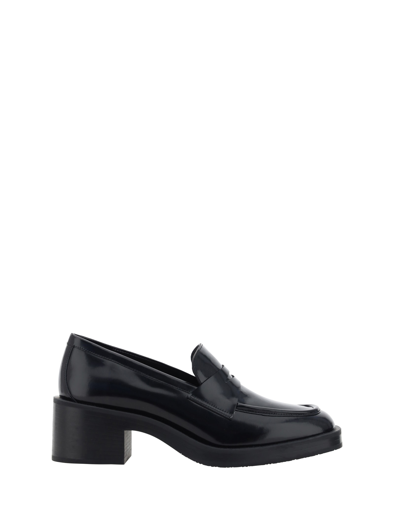 Shop Stuart Weitzman Kaia Loafers In Black