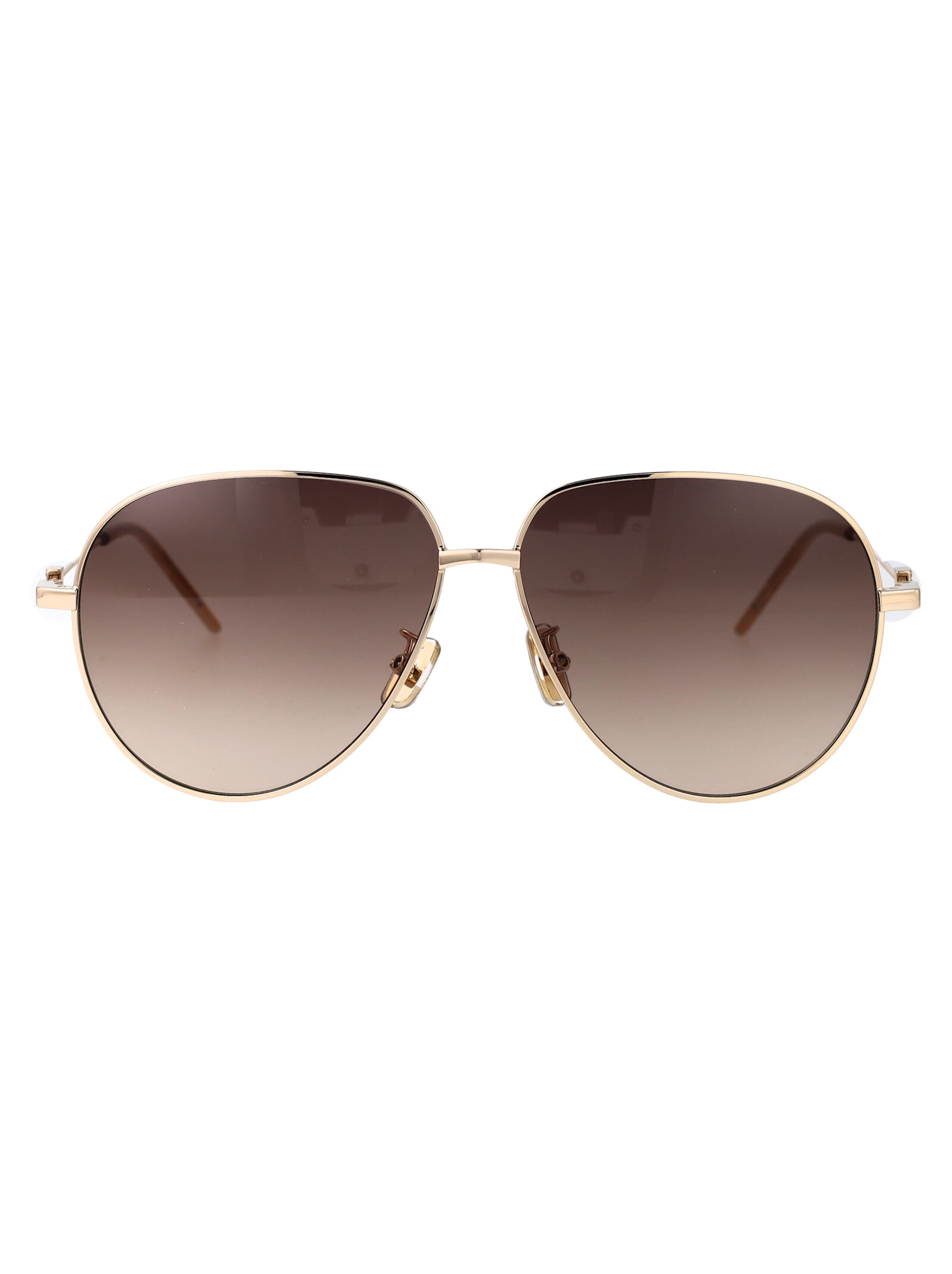 Shop Givenchy Gv Speed Sunglasses In Gold