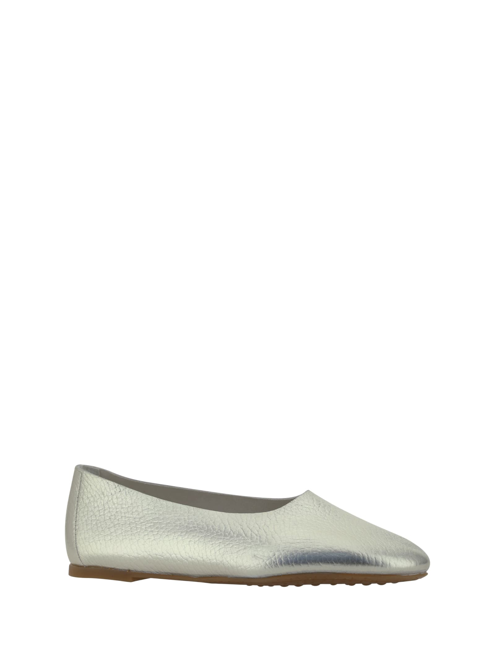 Shop Pedro Garcia Almudena Ballerinas In Sterling