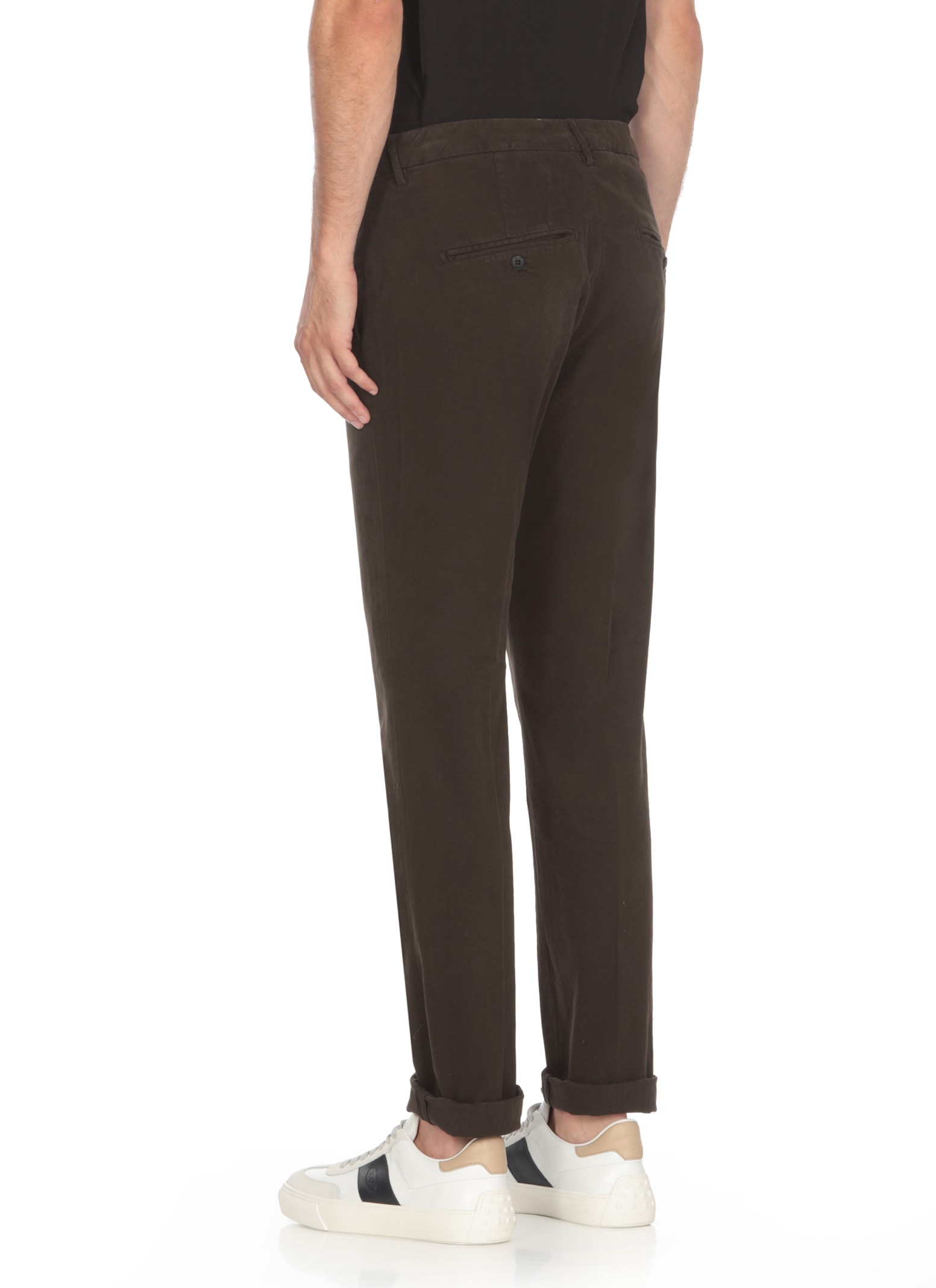 Shop Dondup Gaubert Pants In Brown