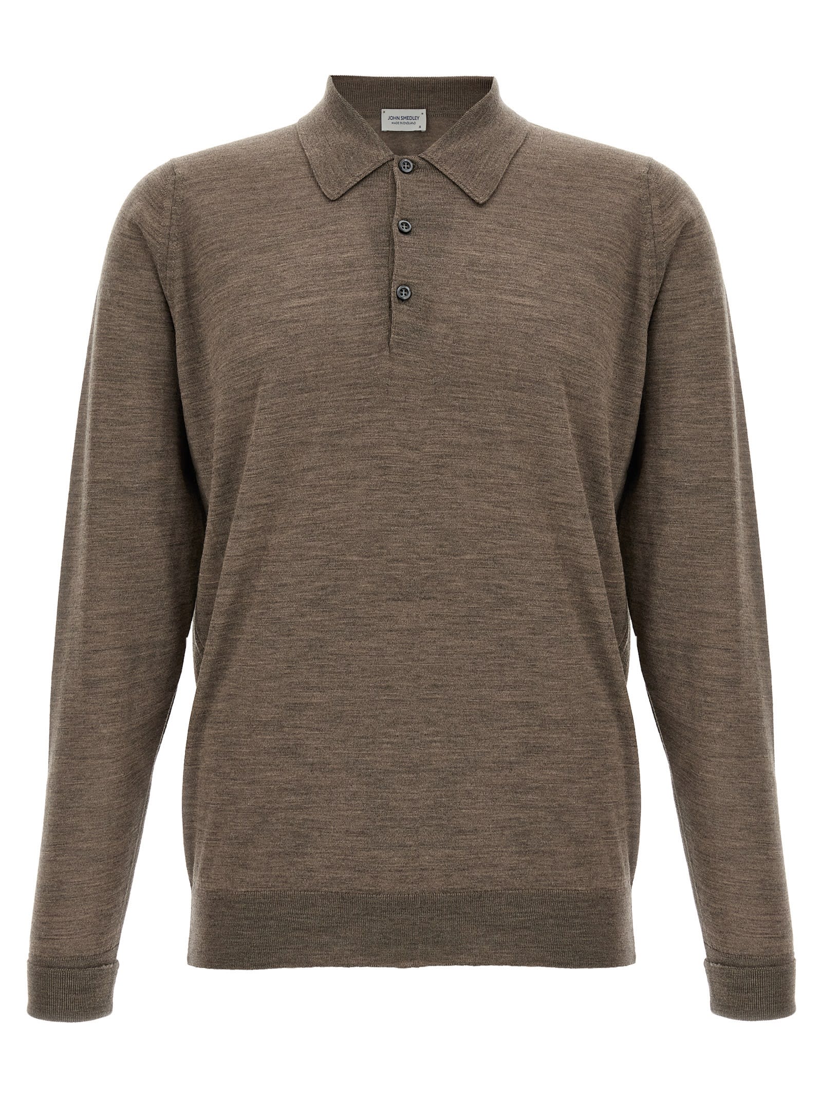 John Smedley Polo-neck Cuffed-sleeve Sweater In Multi