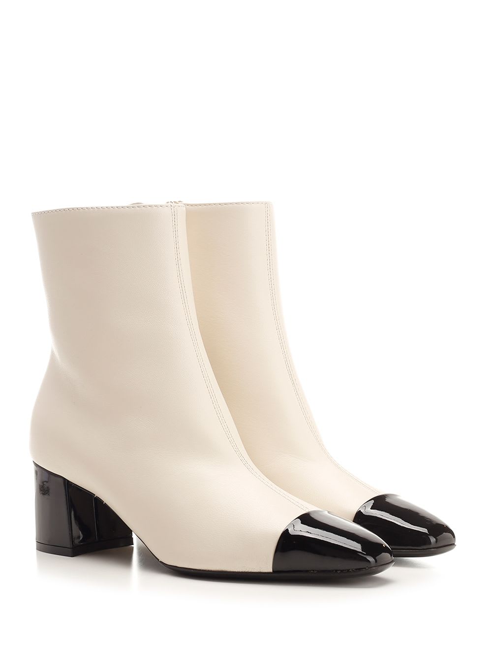 Shop Ferragamo Ankle Boot In Soft Nappa In White