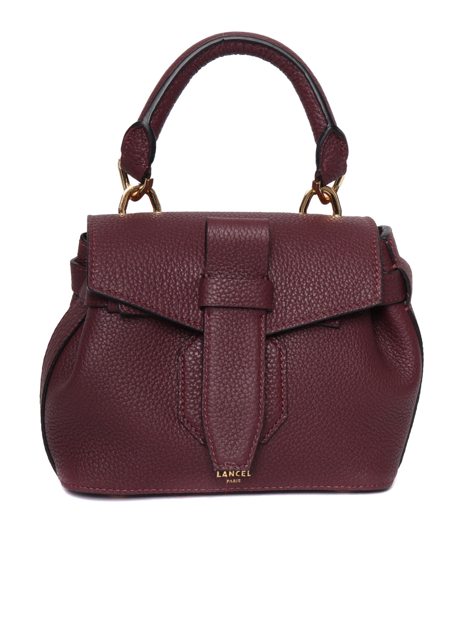 Lancel Mini Bag In Burgundy