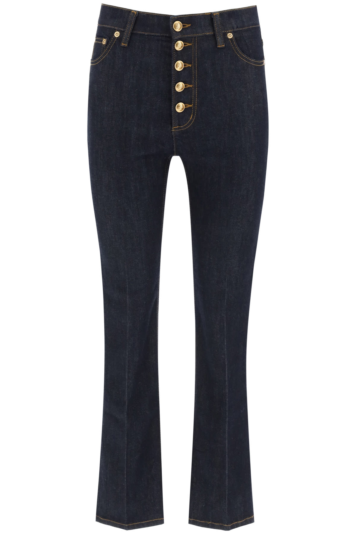 Tory Burch Button-fly Jeans