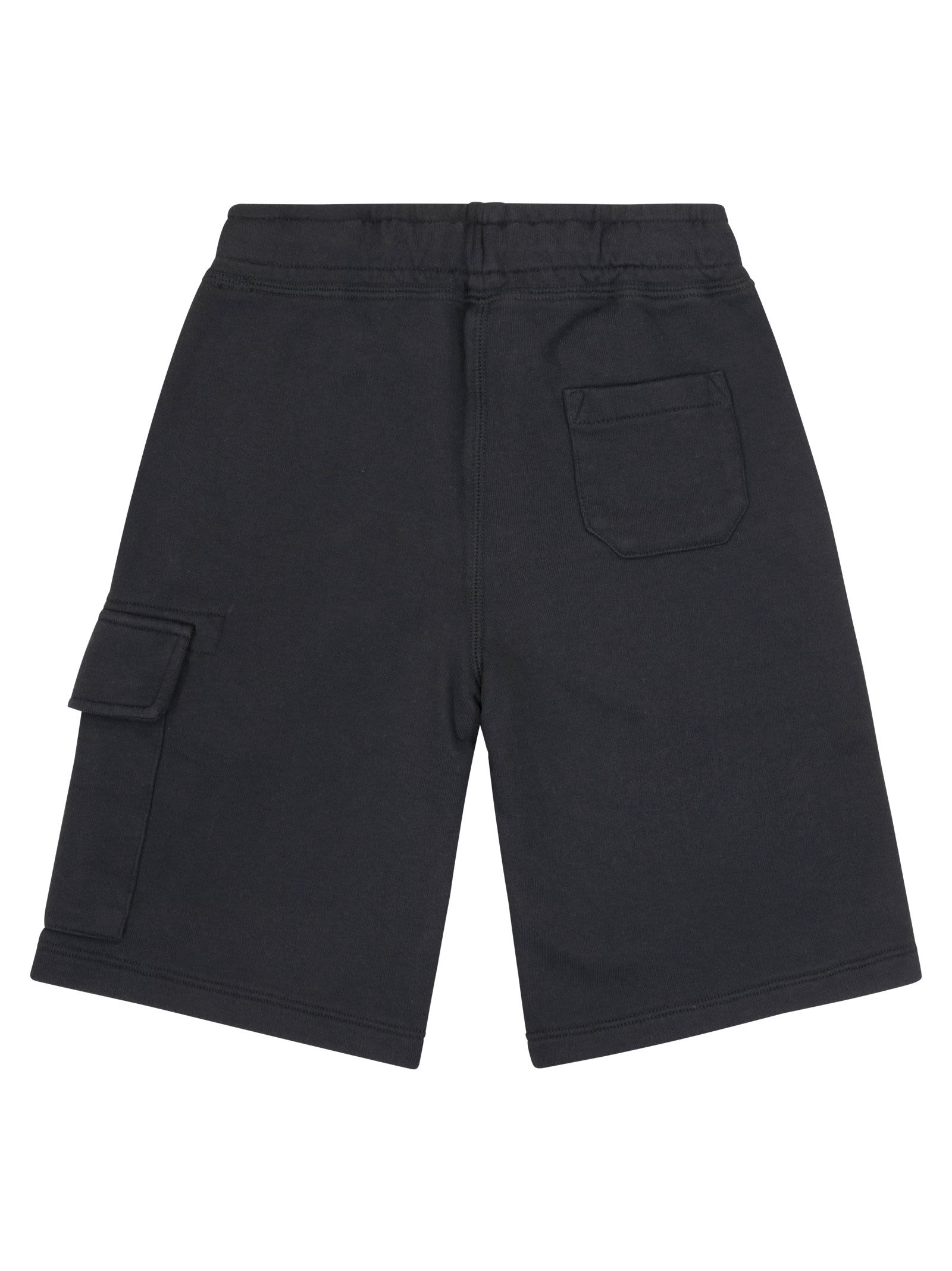 Shop C.p. Company Bermuda Shorts With Cargo Pocket Lens In Blue