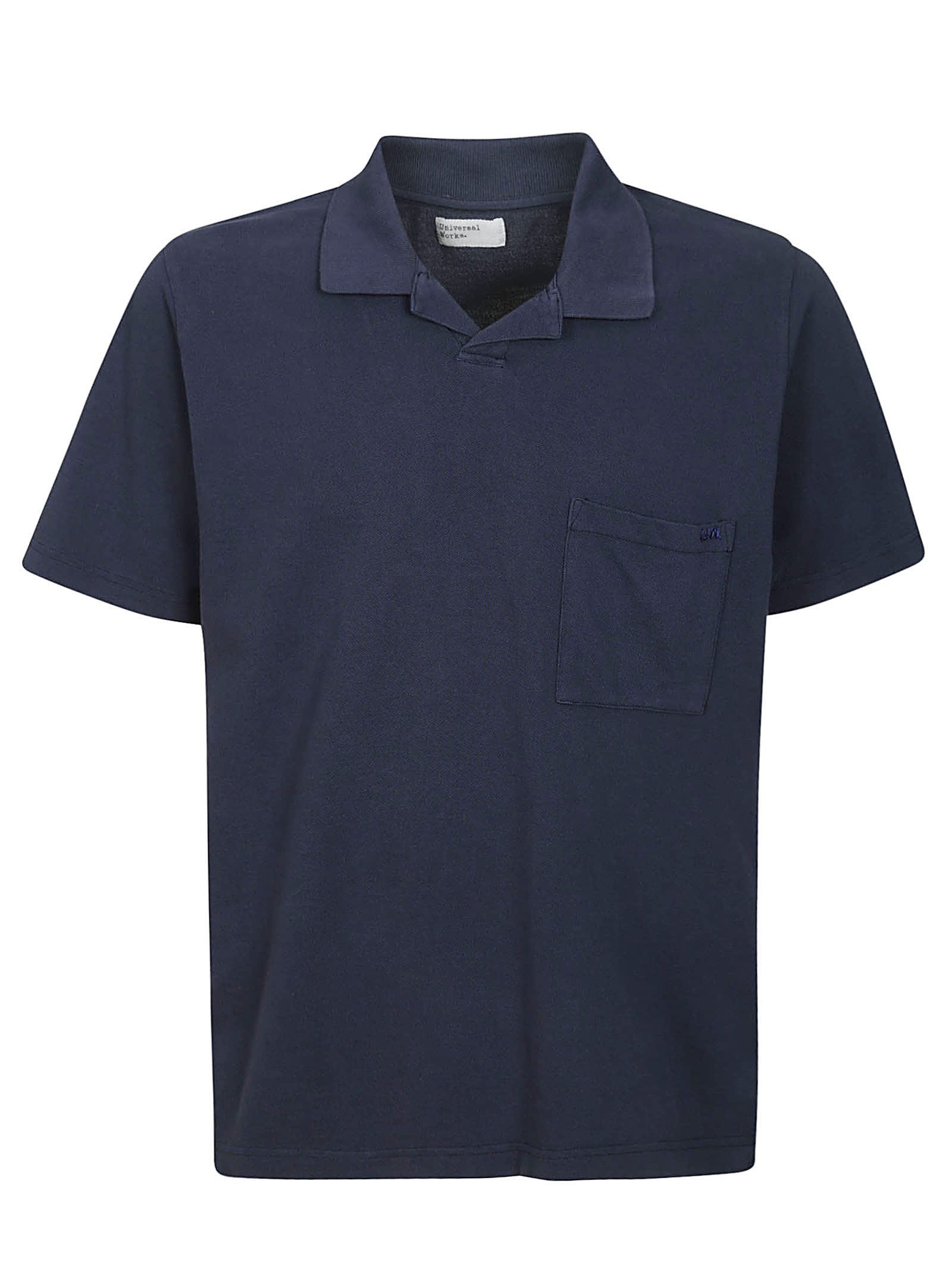 Shop Universal Works Vacation Polo In Navy