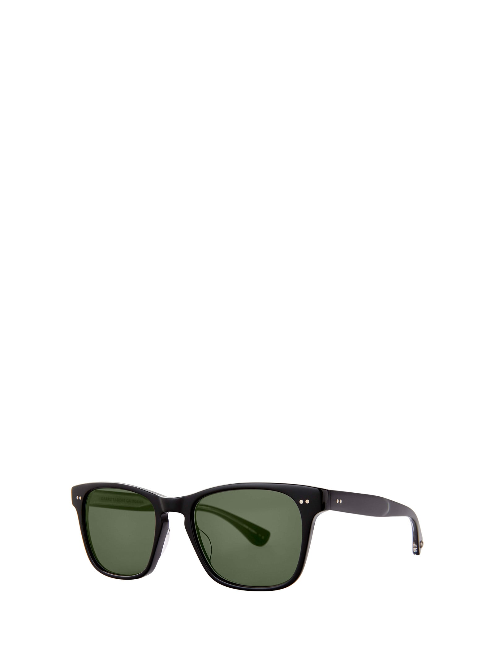 Shop Garrett Leight Torrey Sun Black/g15 Sunglasses