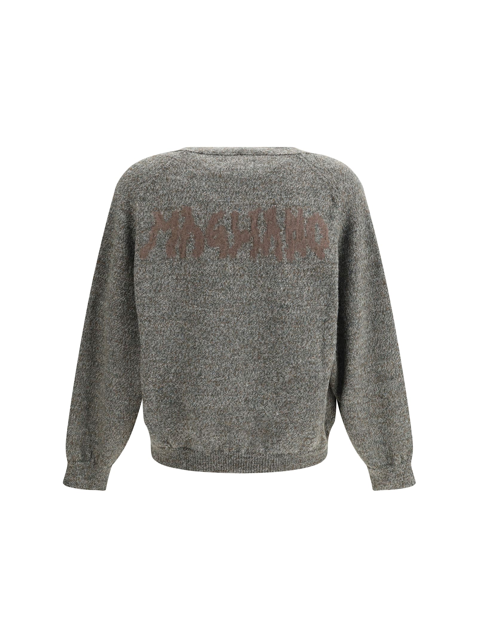 Magliano Grampa Baby Buttoned Cardigan In Gray