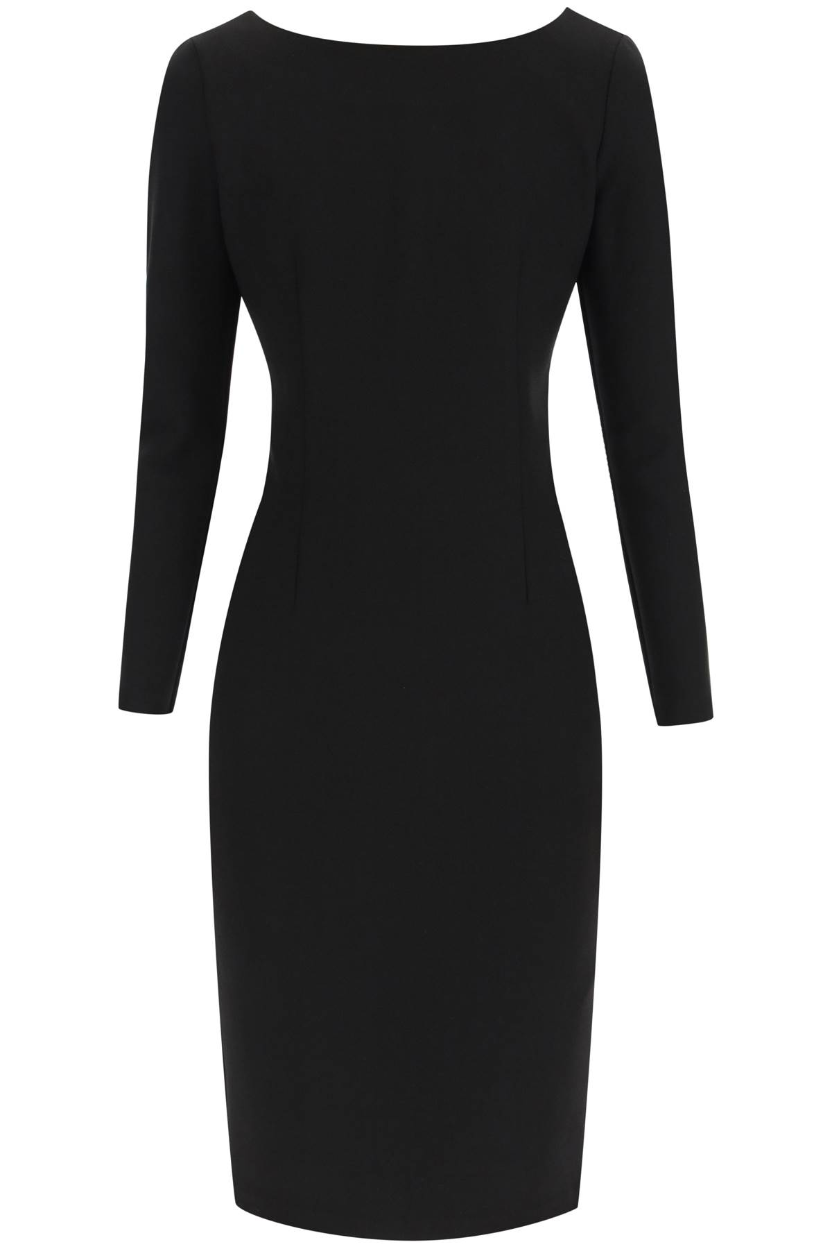 Guess By Marciano Mimi Long Sleeve Midi Dress In Jet Black A996 (black ...