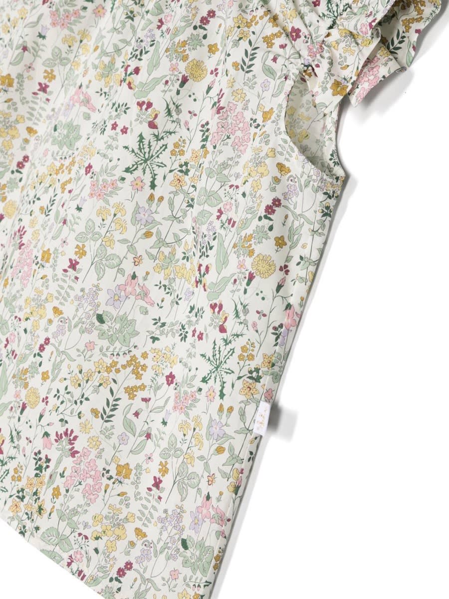 Il Gufo Short-sleeved Blouse In Multicolour