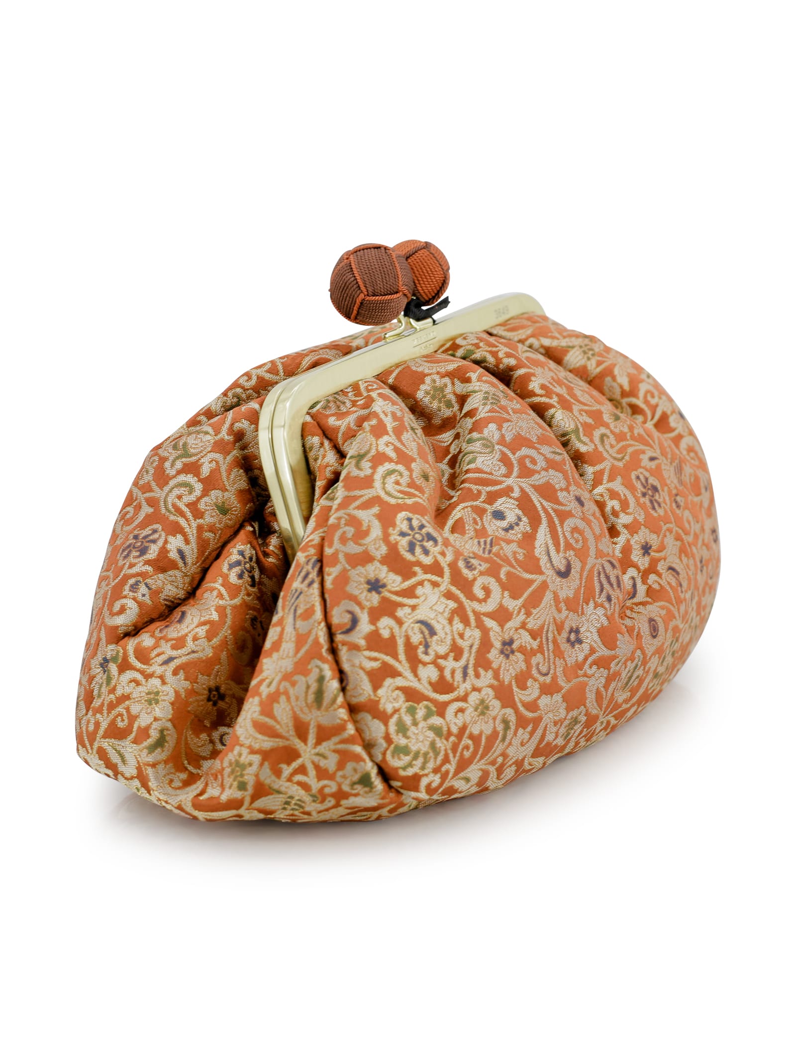 Shop Weekend Max Mara Pastry Bag Medium In Jacquard Silk