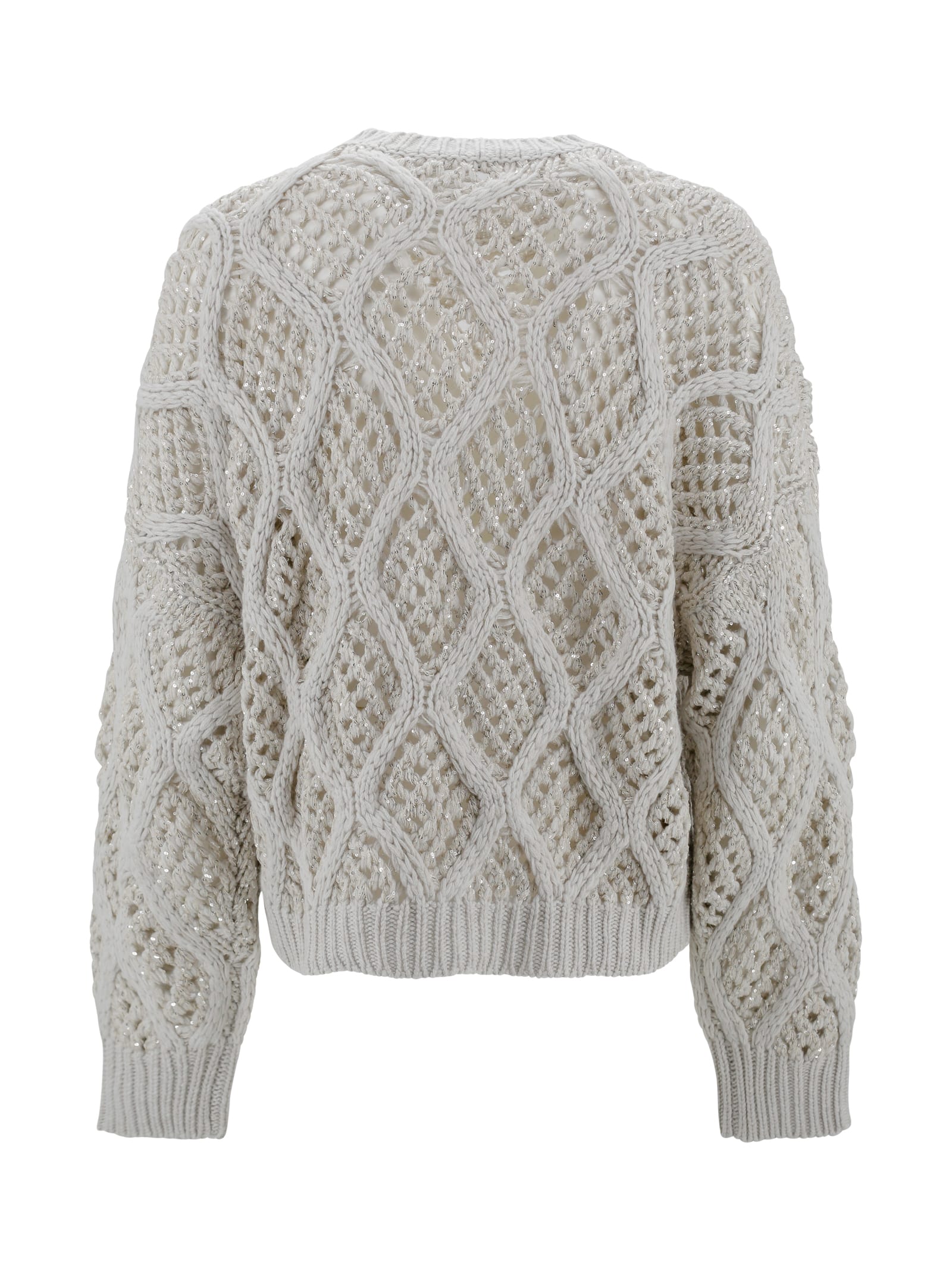 Shop Brunello Cucinelli Sweater In White