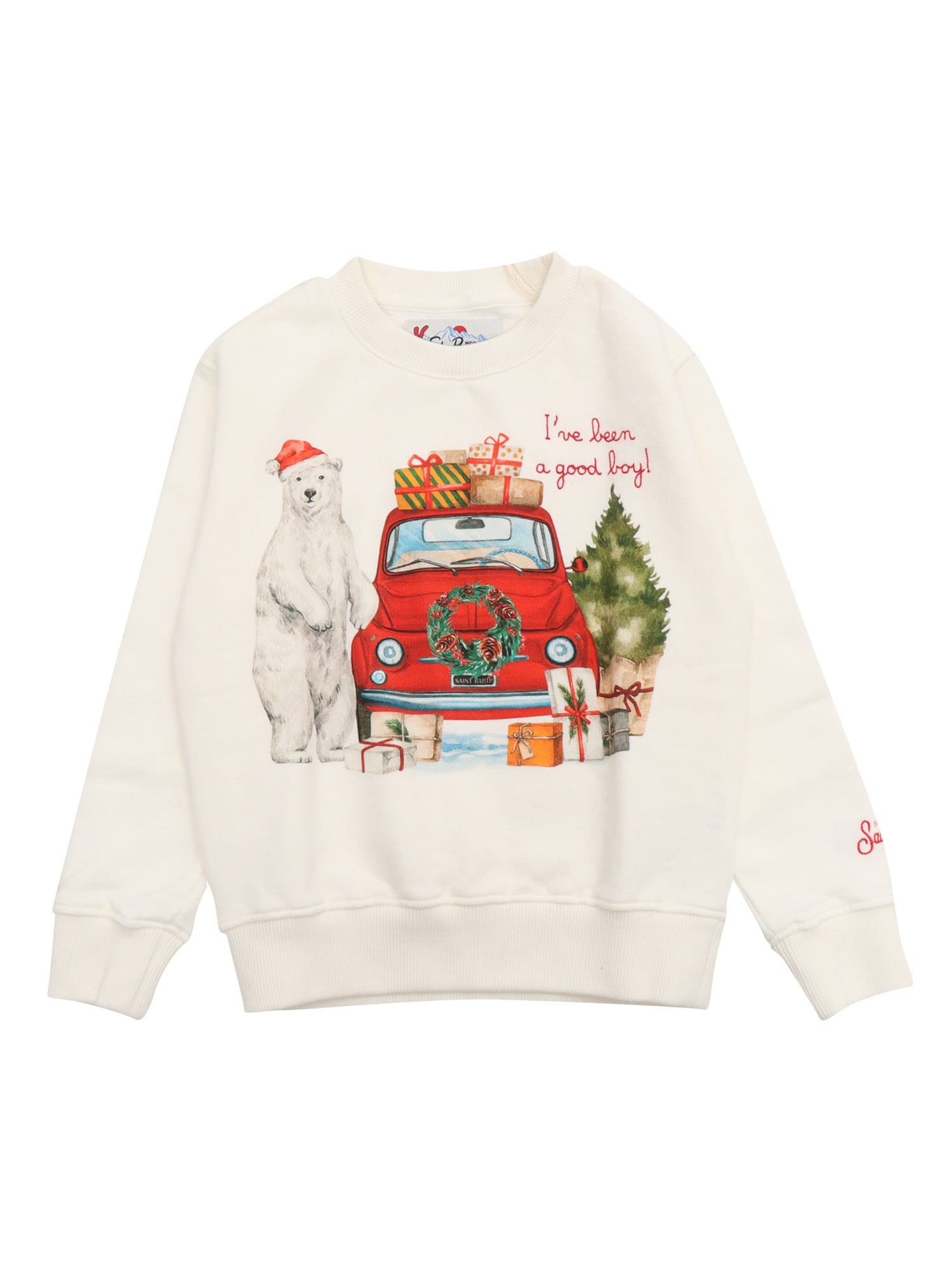 Mc2 Saint Barth Round-neck Sweatshirt In Multicolor