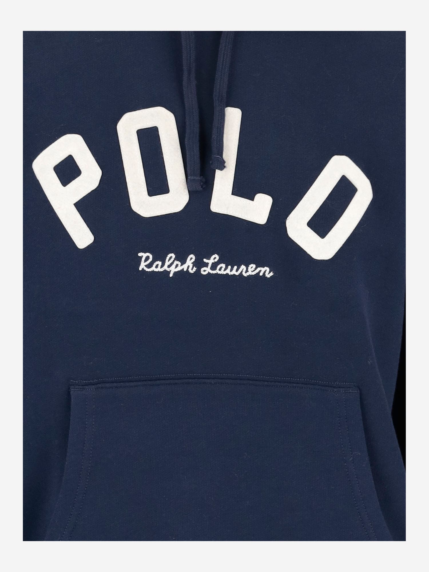 Shop Polo Ralph Lauren Cotton Blend Sweatshirt With Logo In Blue