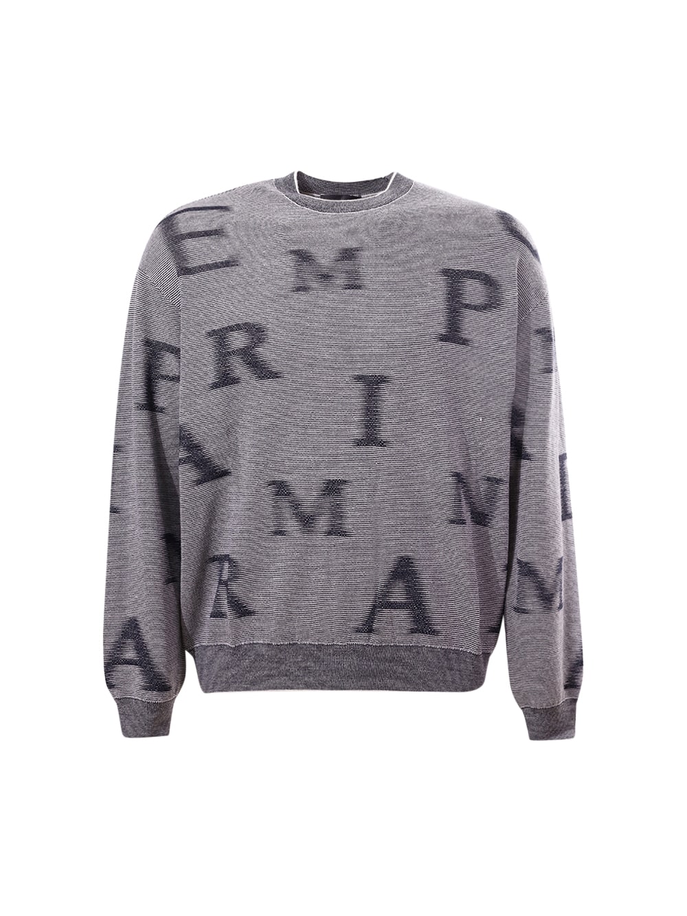 Shop Emporio Armani Sweater In Grey