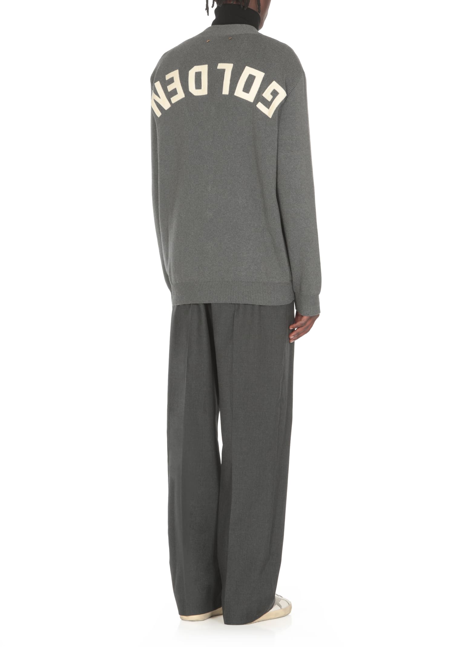 Shop Golden Goose Darryl Cardigan In Grey