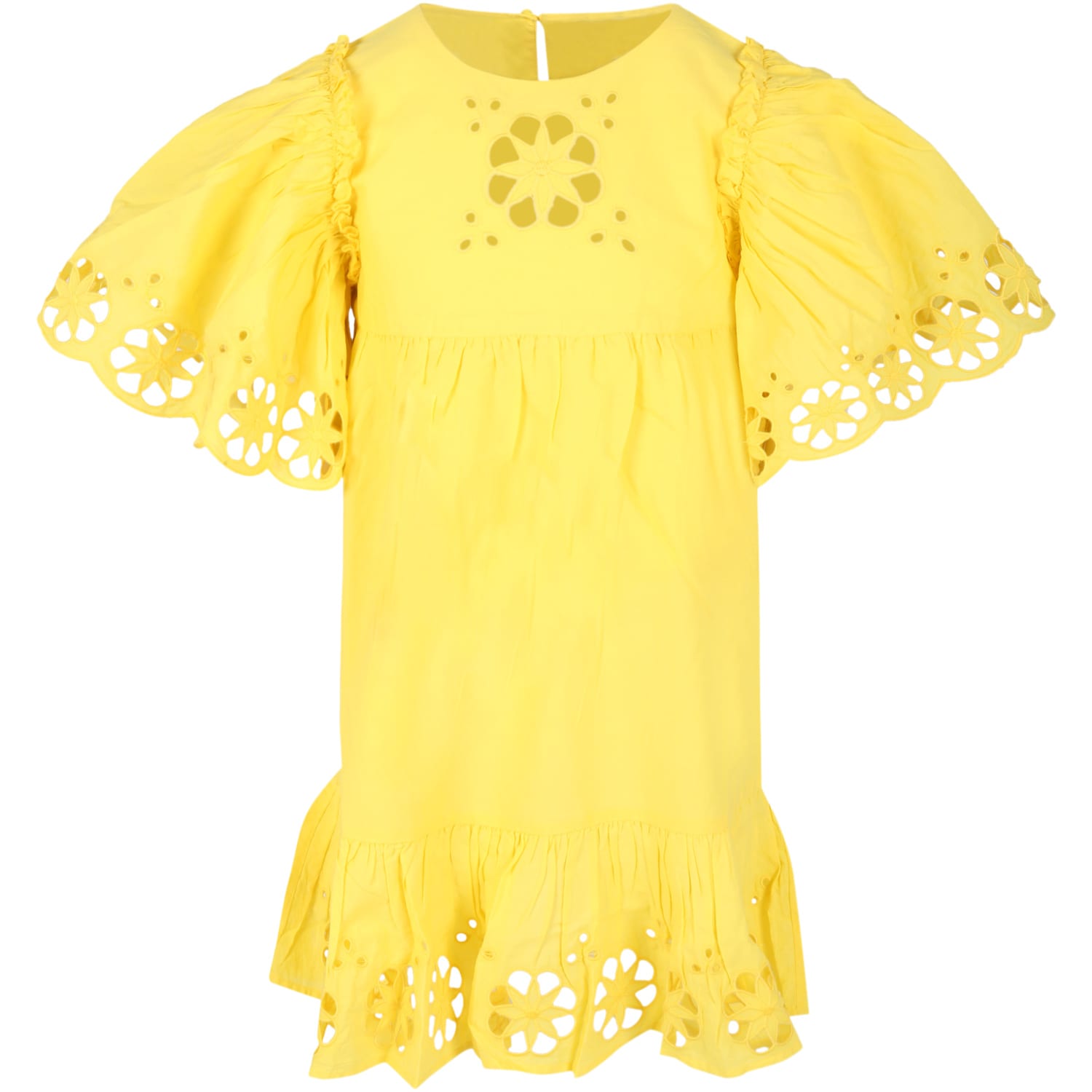 Stella McCartney Kids Yellow Dress For Girl