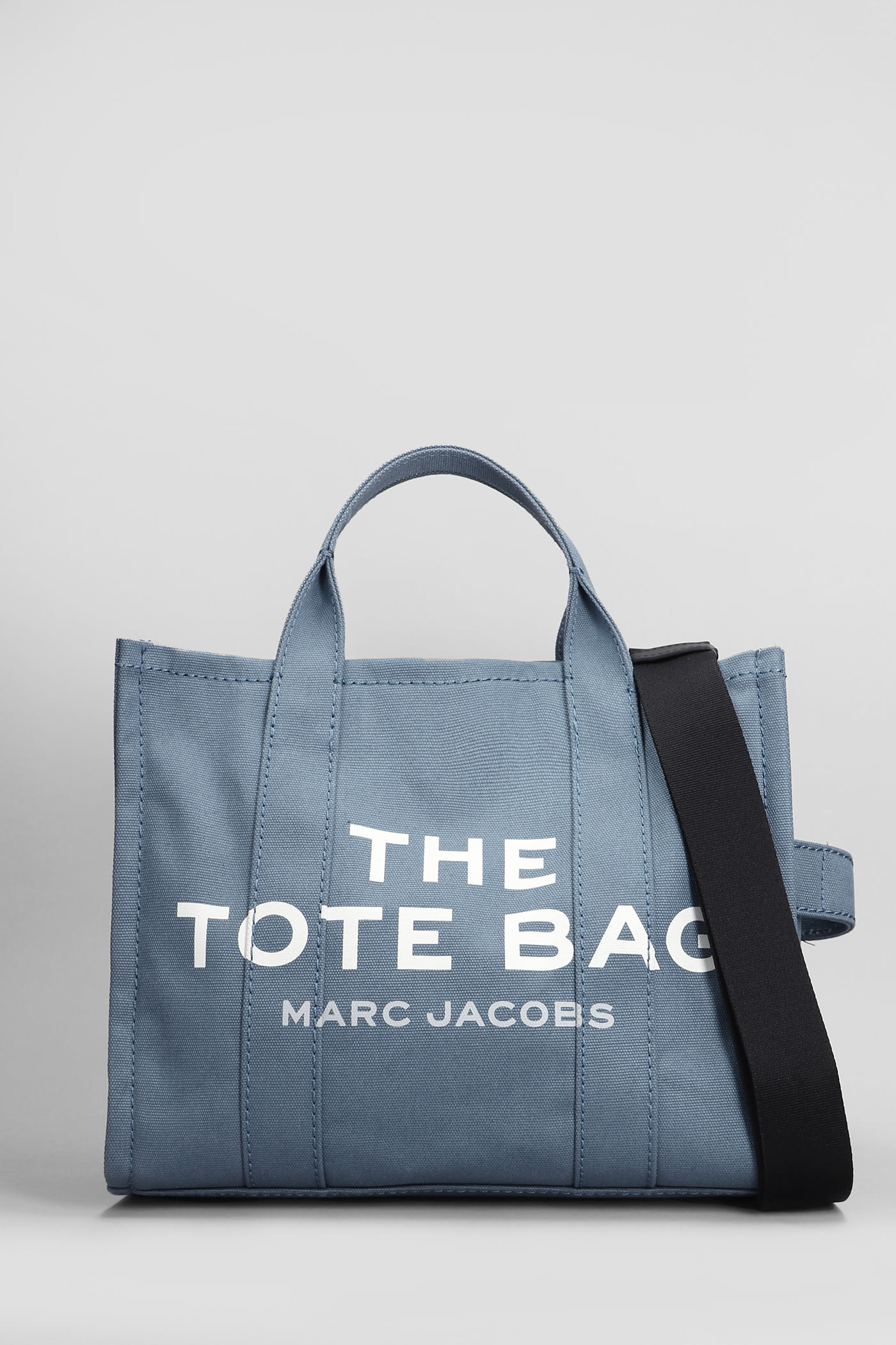 Shop Marc Jacobs The Medium Tote Tote In Blue Cotton