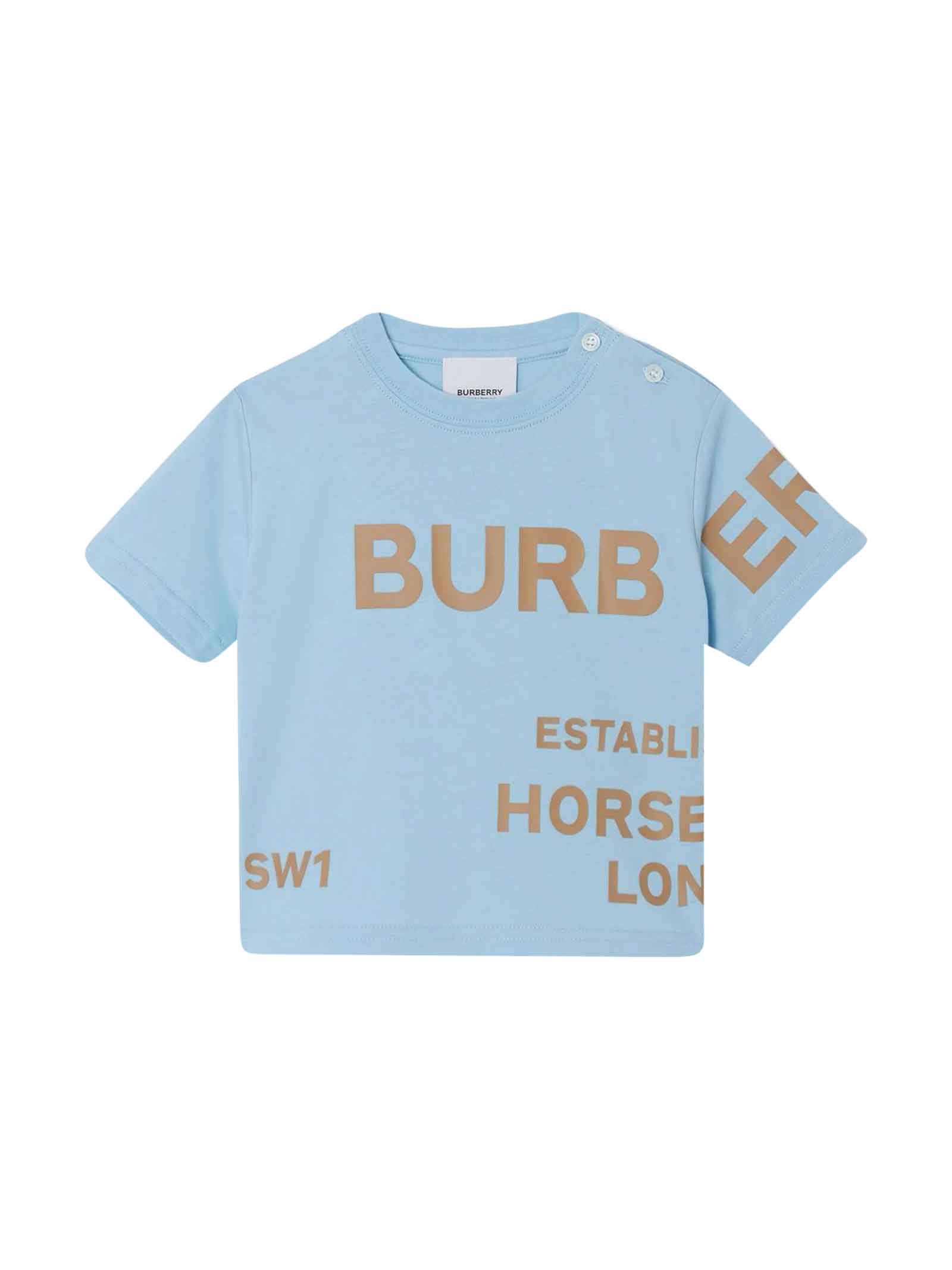 Burberry Baby Boy Blue T-shirt