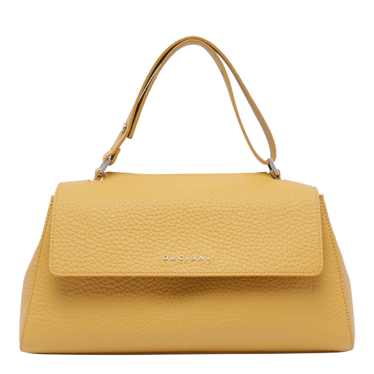 Orciani Sveva Longuette Soft Bag In Yellow