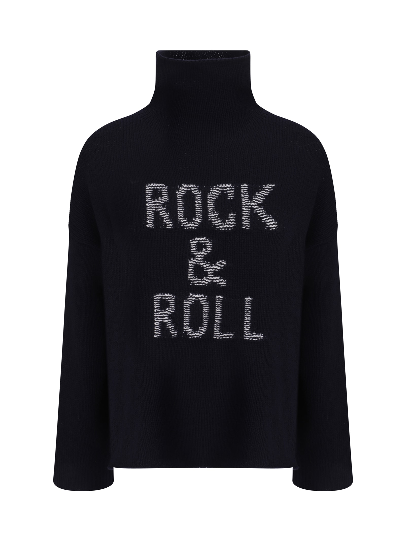 Shop Zadig &amp; Voltaire Almy Turtleneck Sweater In Encre