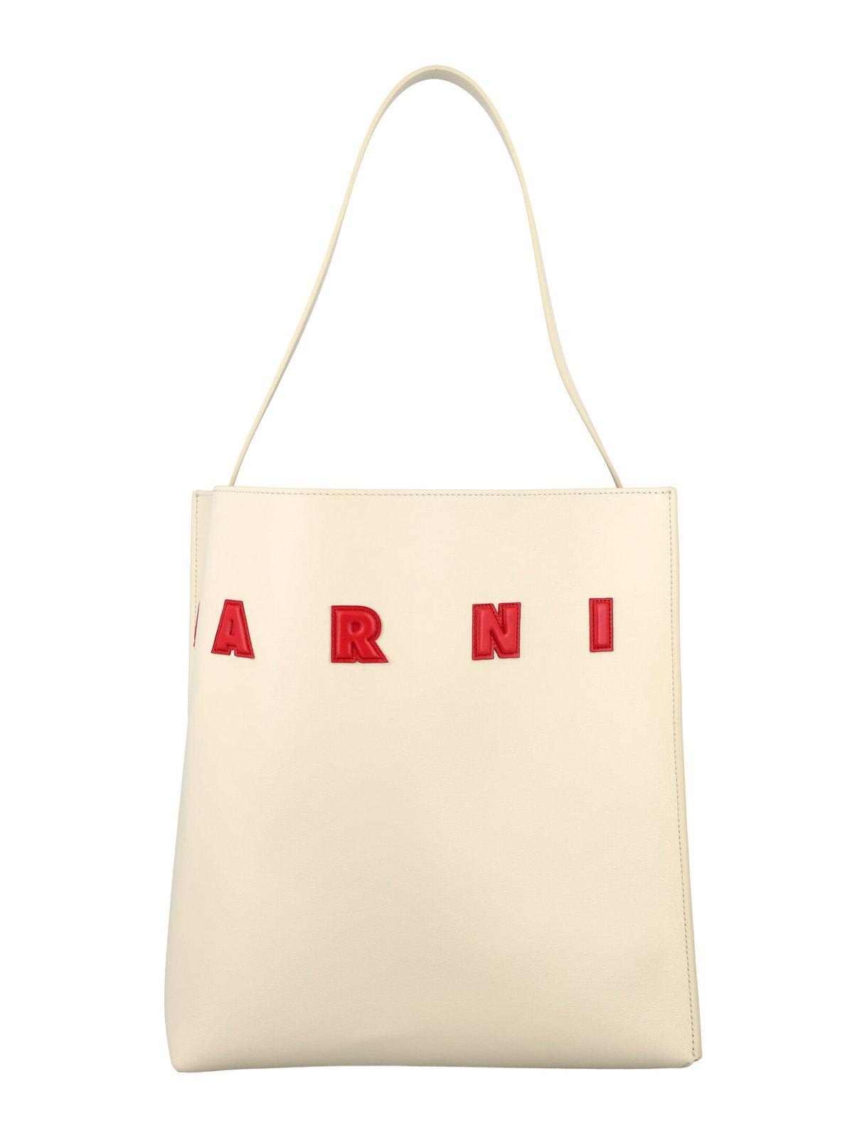 Marni Museo Logo Patch Tote Bag