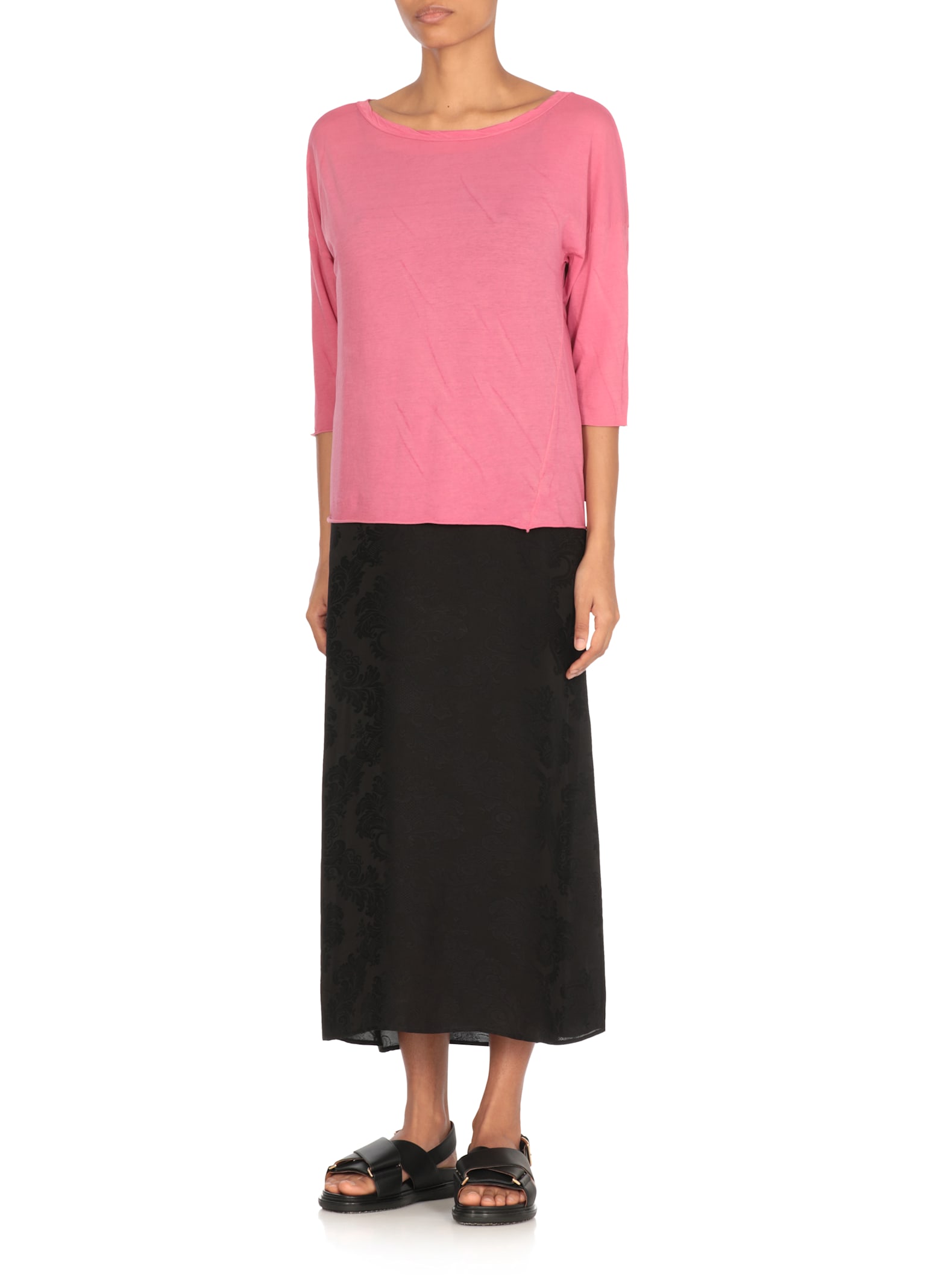 Avant Toi Fuchsia Cotton T-shirt